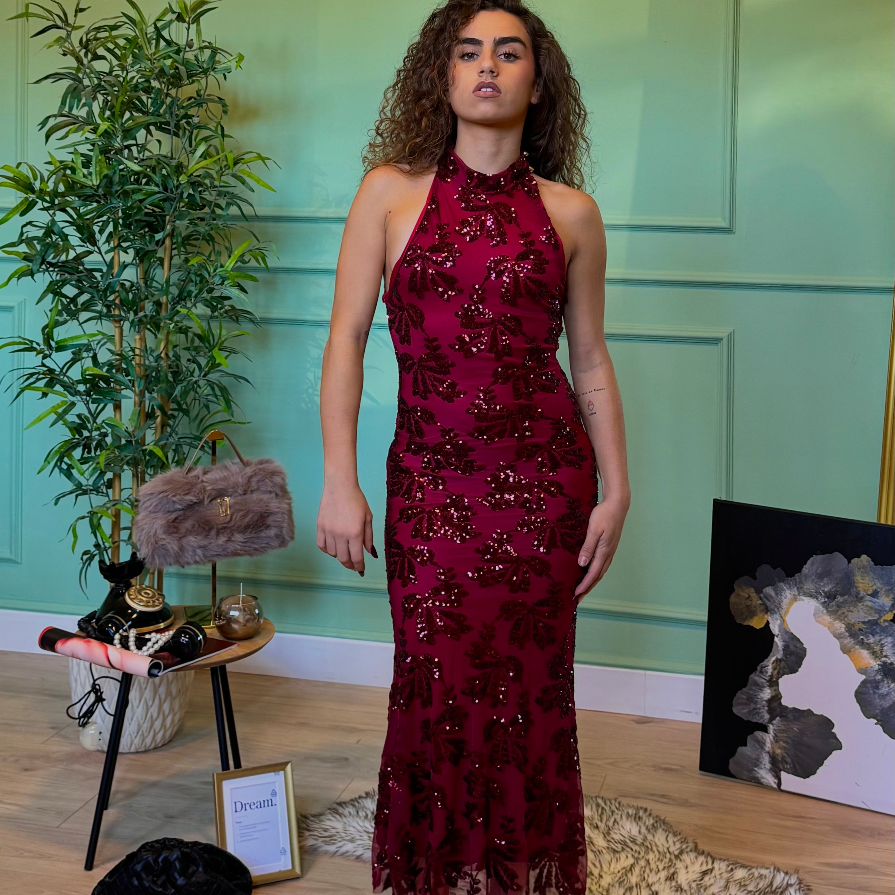 Dress Crystal 2.0 bordeaux