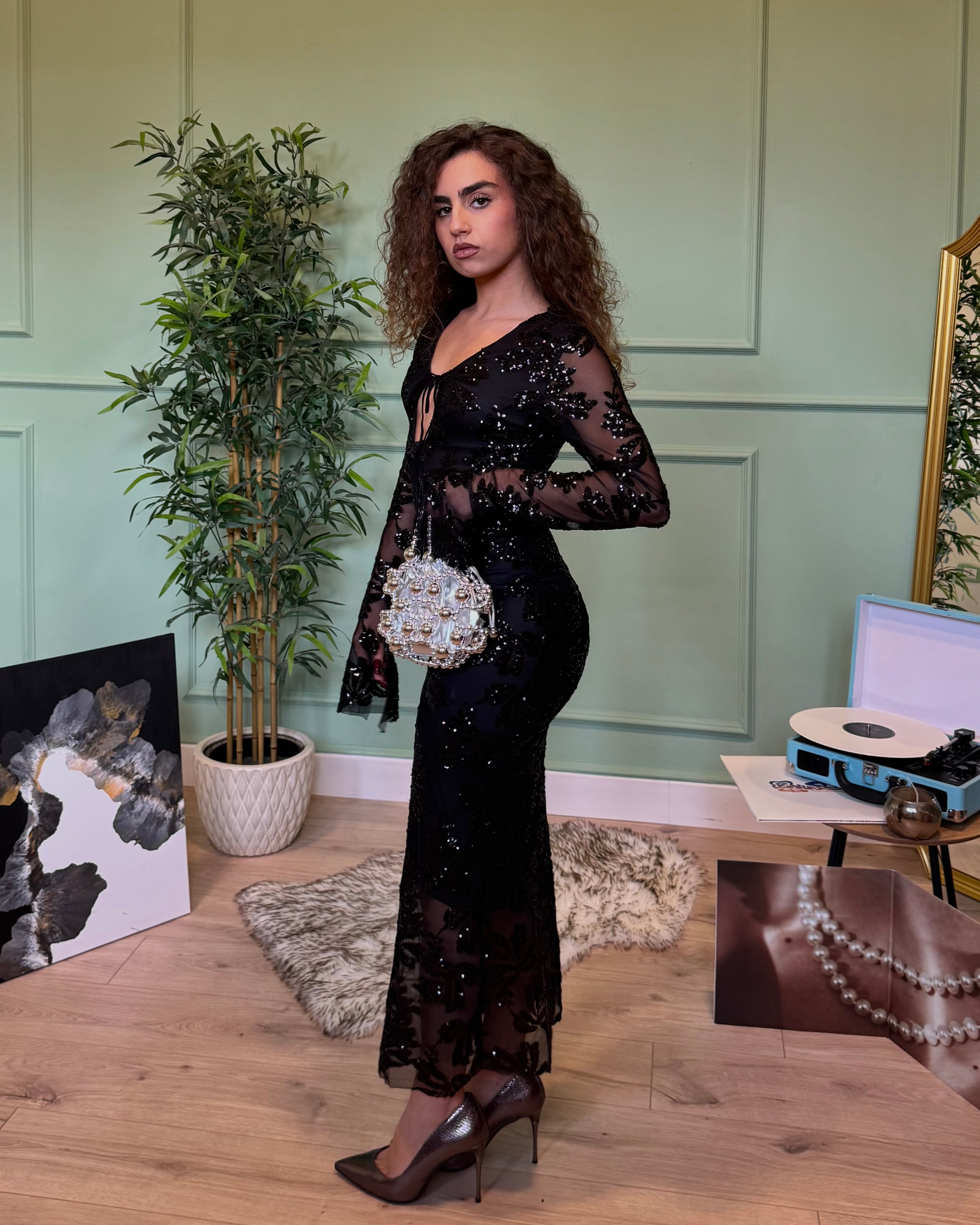 Dress Crystal Nero