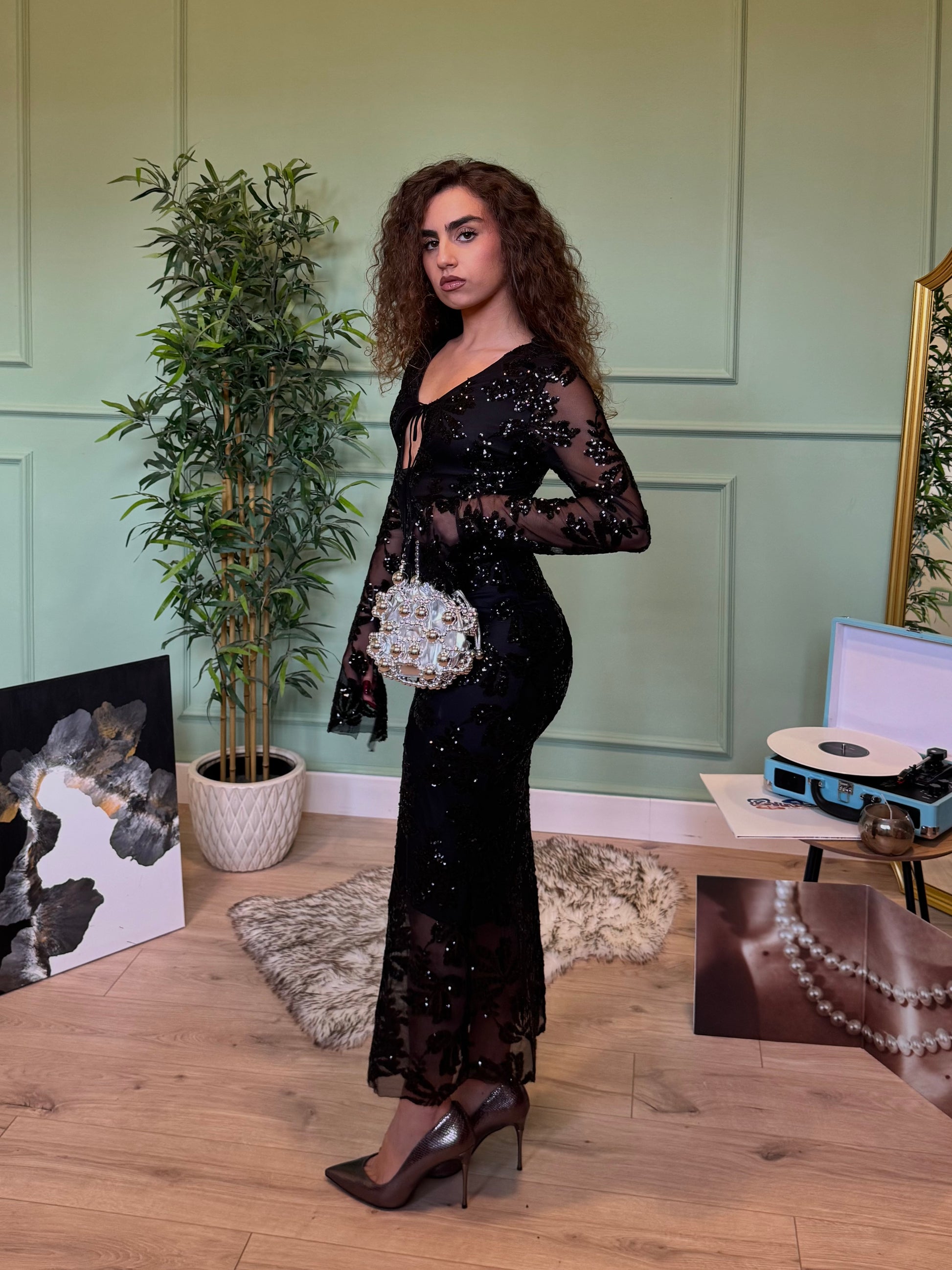 Dress Crystal Nero