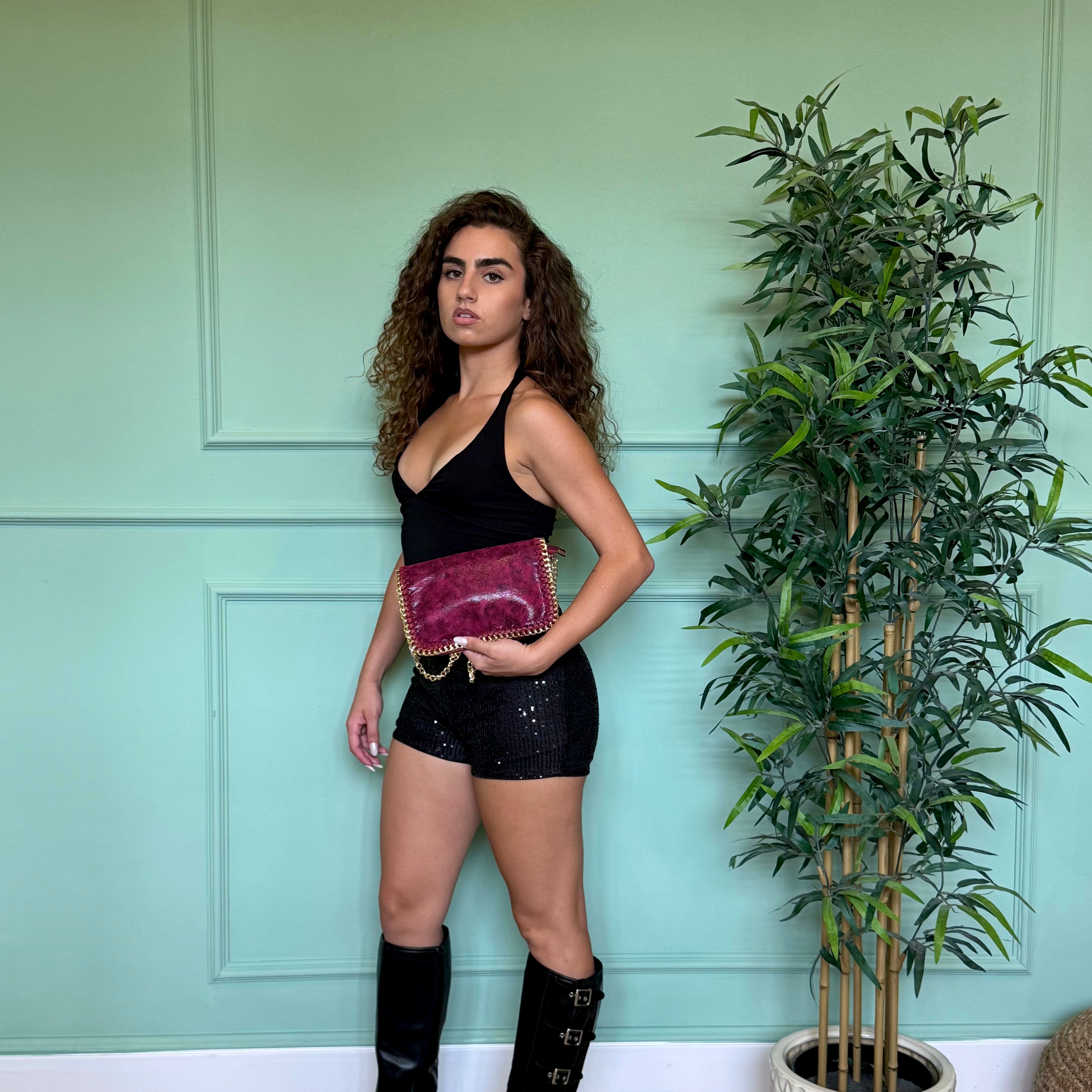 Bag Cleo Bordeaux