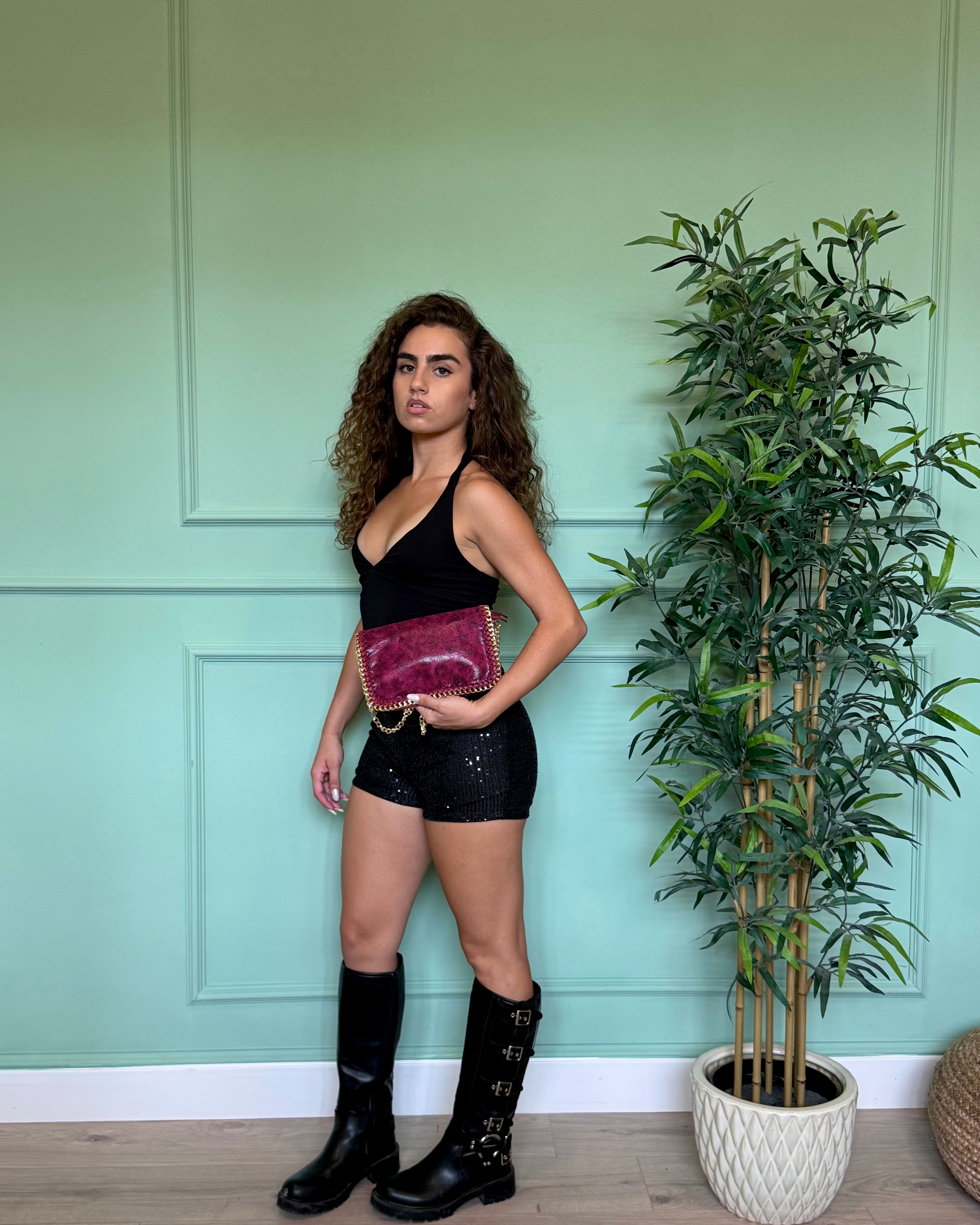 Bag Cleo Bordeaux
