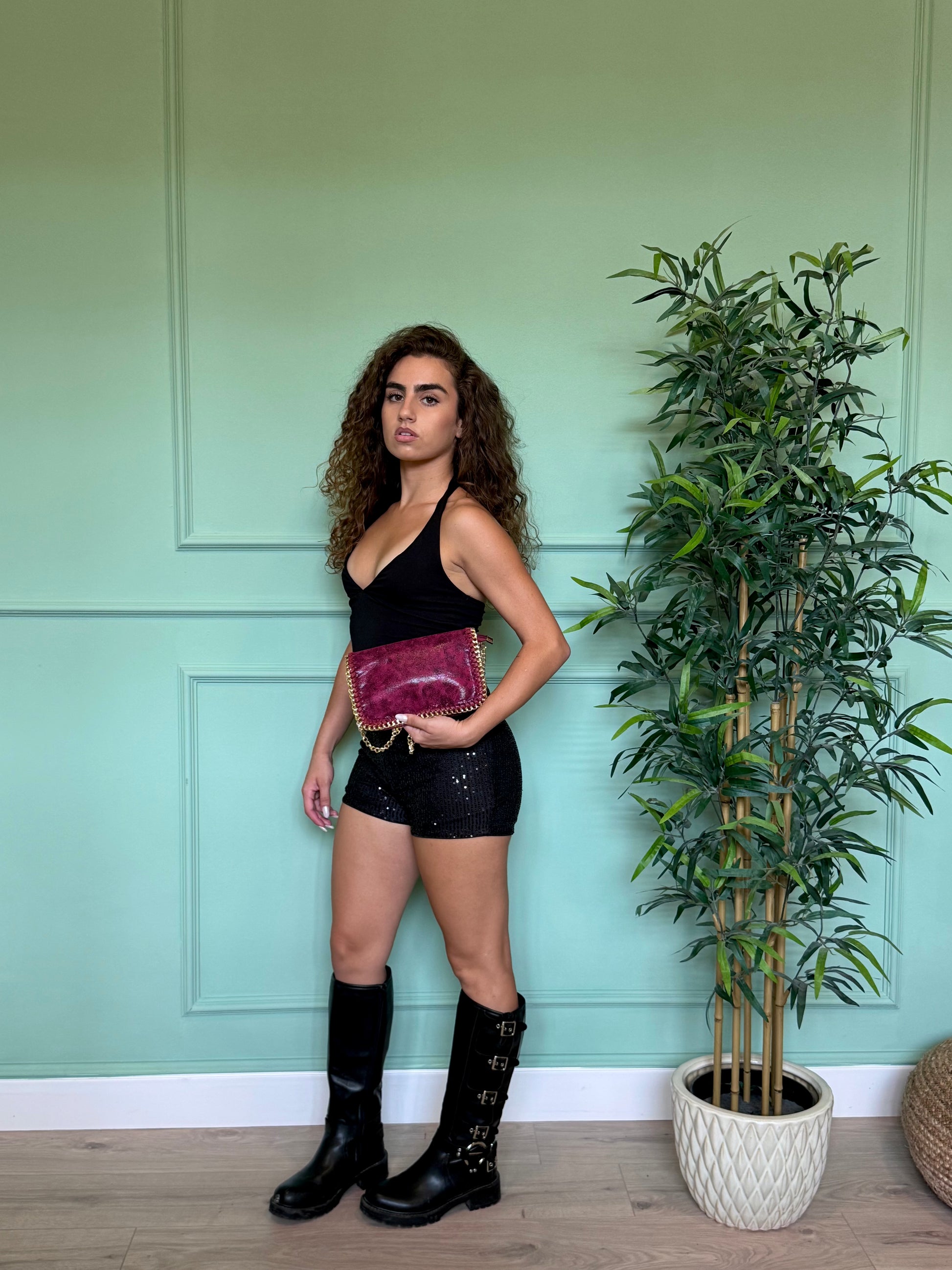 Bag Cleo Bordeaux