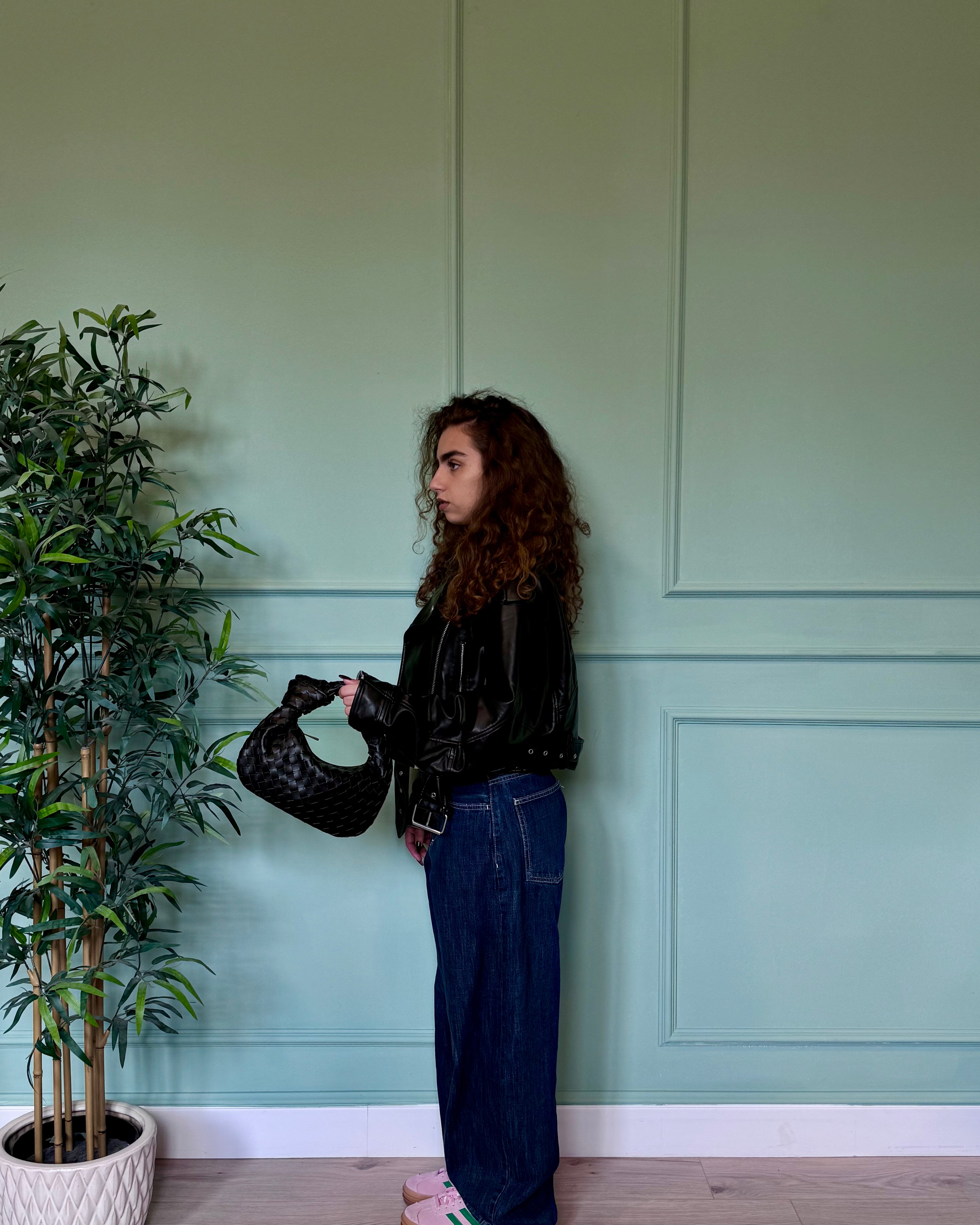 Bag intreccio media black