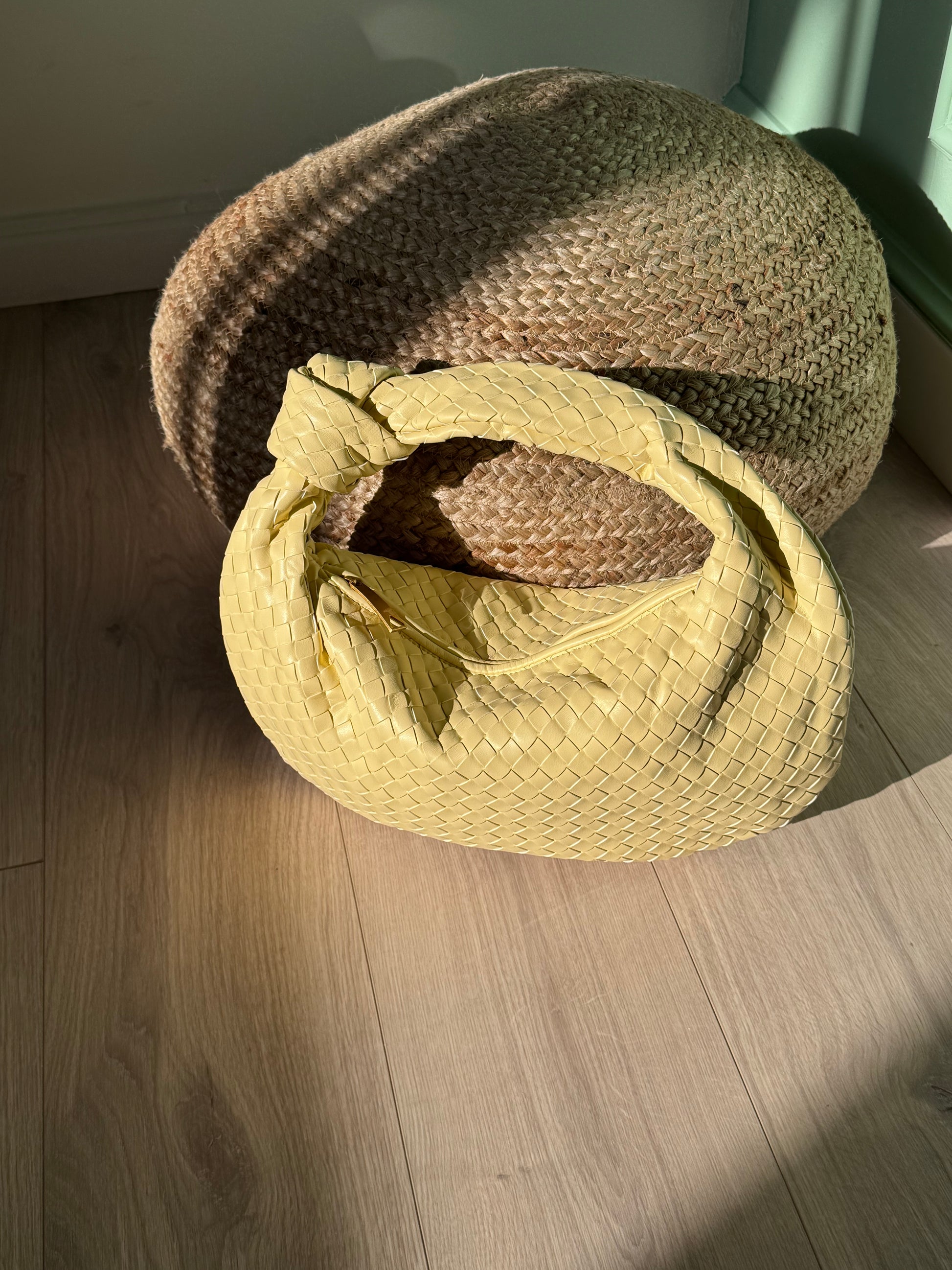 Bag Ariel big giallo pastello