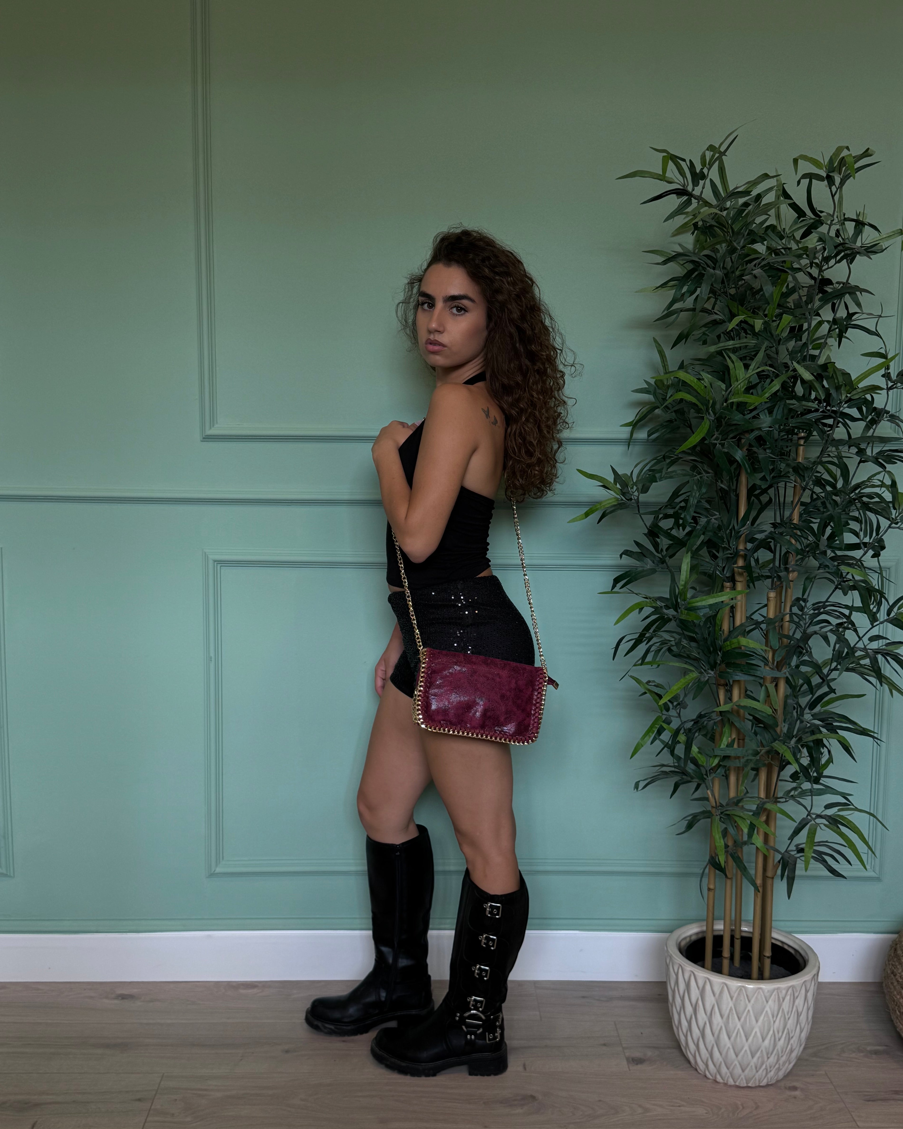 Bag Cleo Bordeaux
