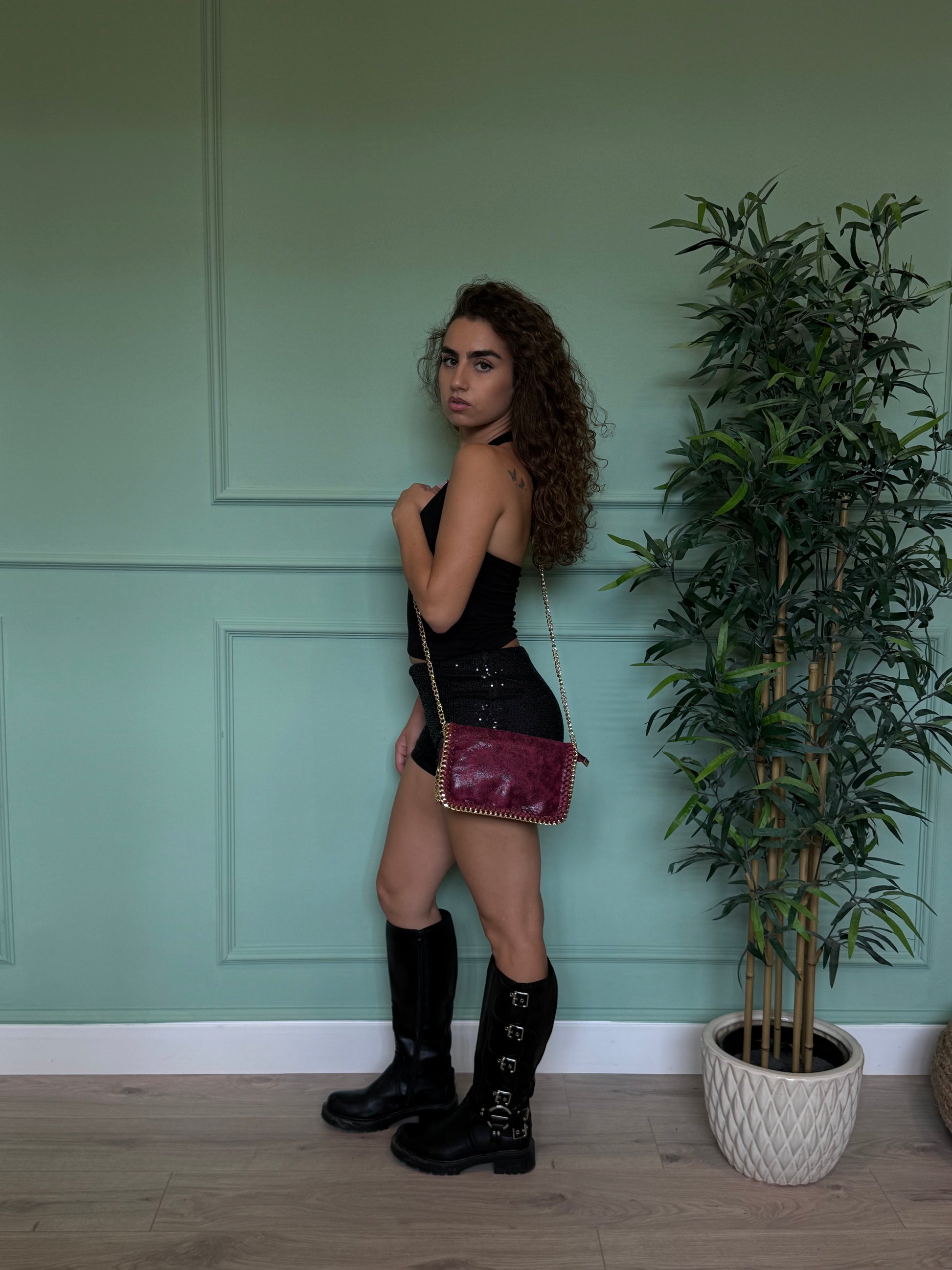 Bag Cleo Bordeaux