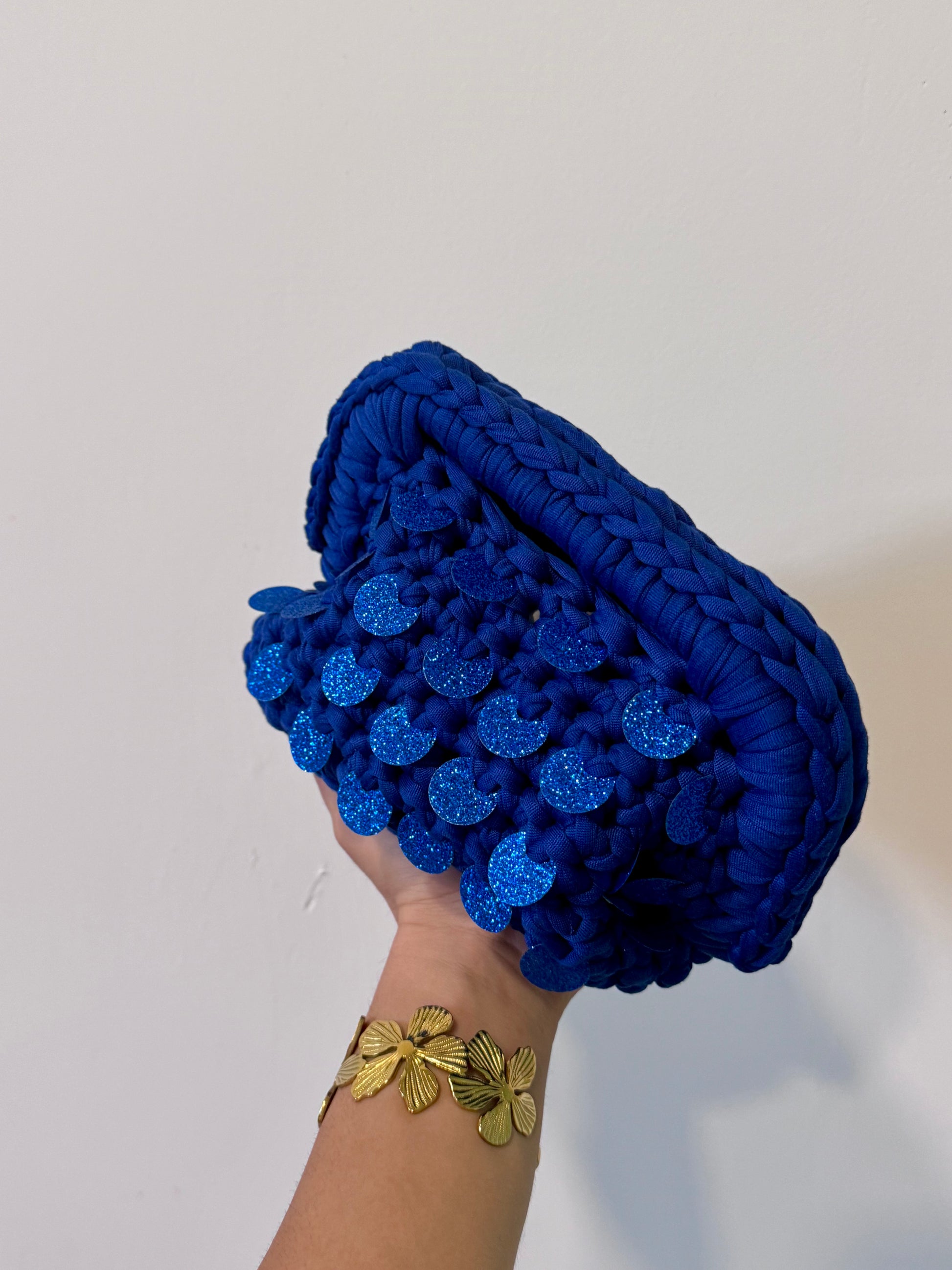 Pasticcino small blu Royal paillettes Glitterate 