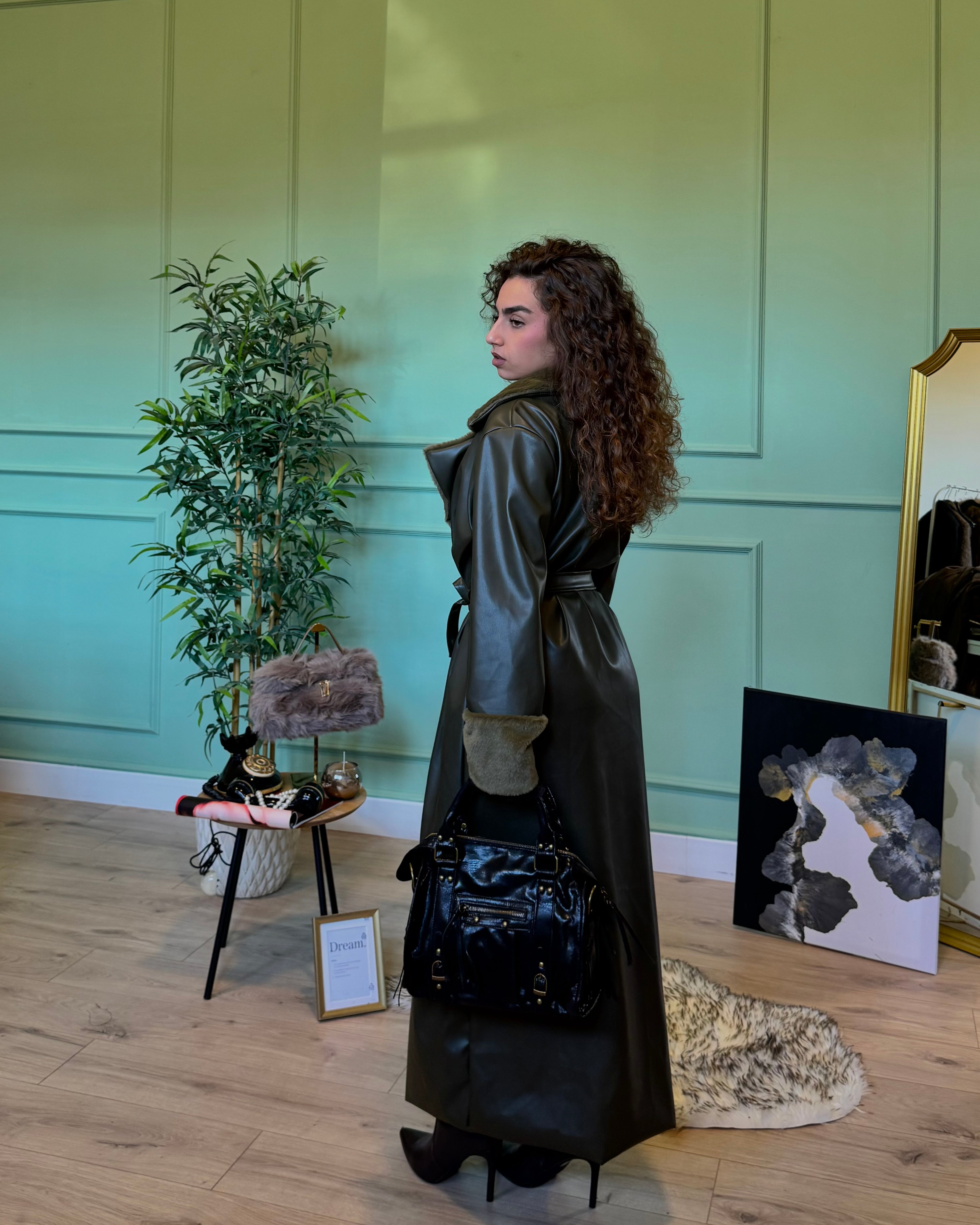 Trench Sienna verde