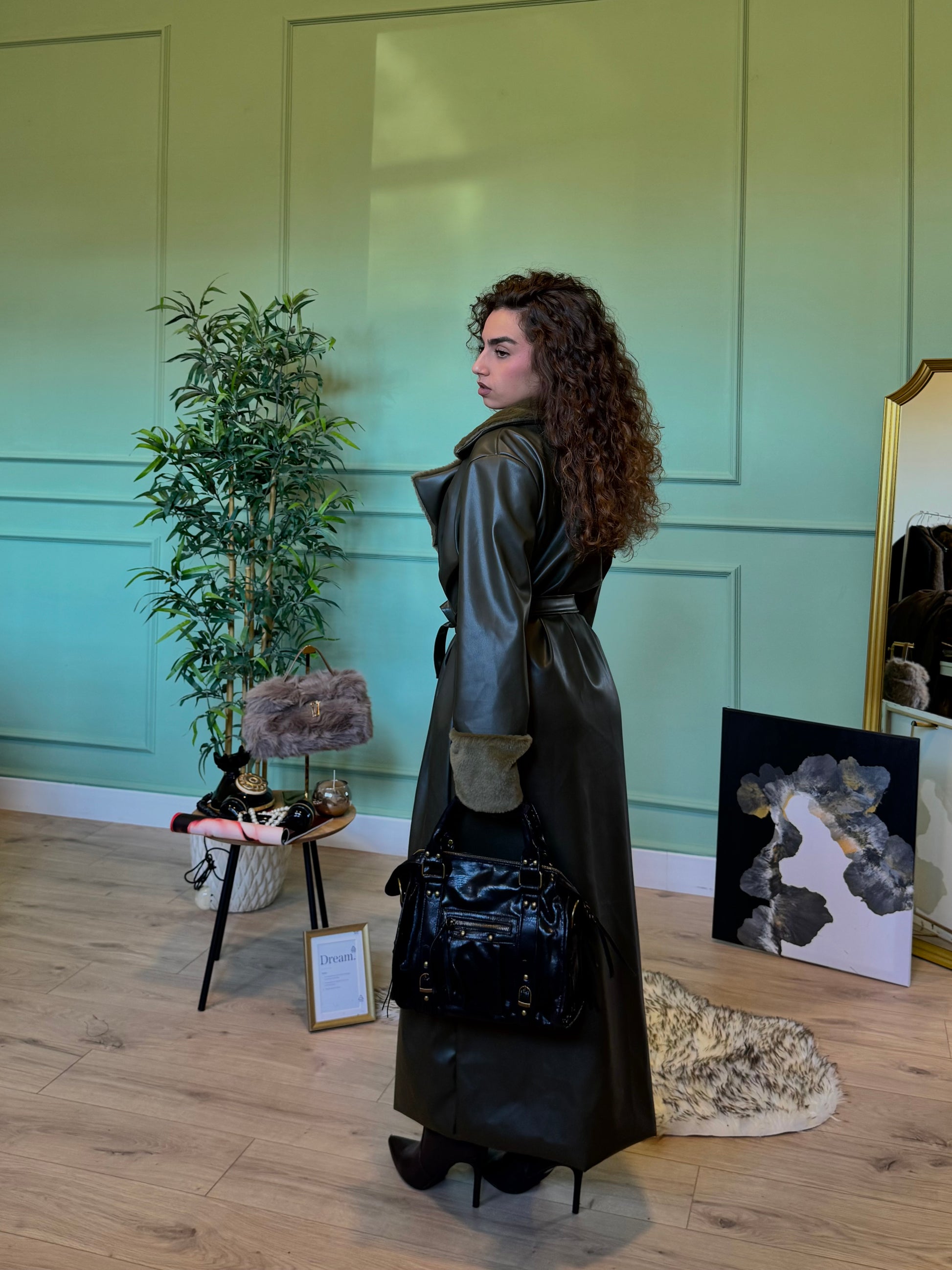 Trench Sienna verde