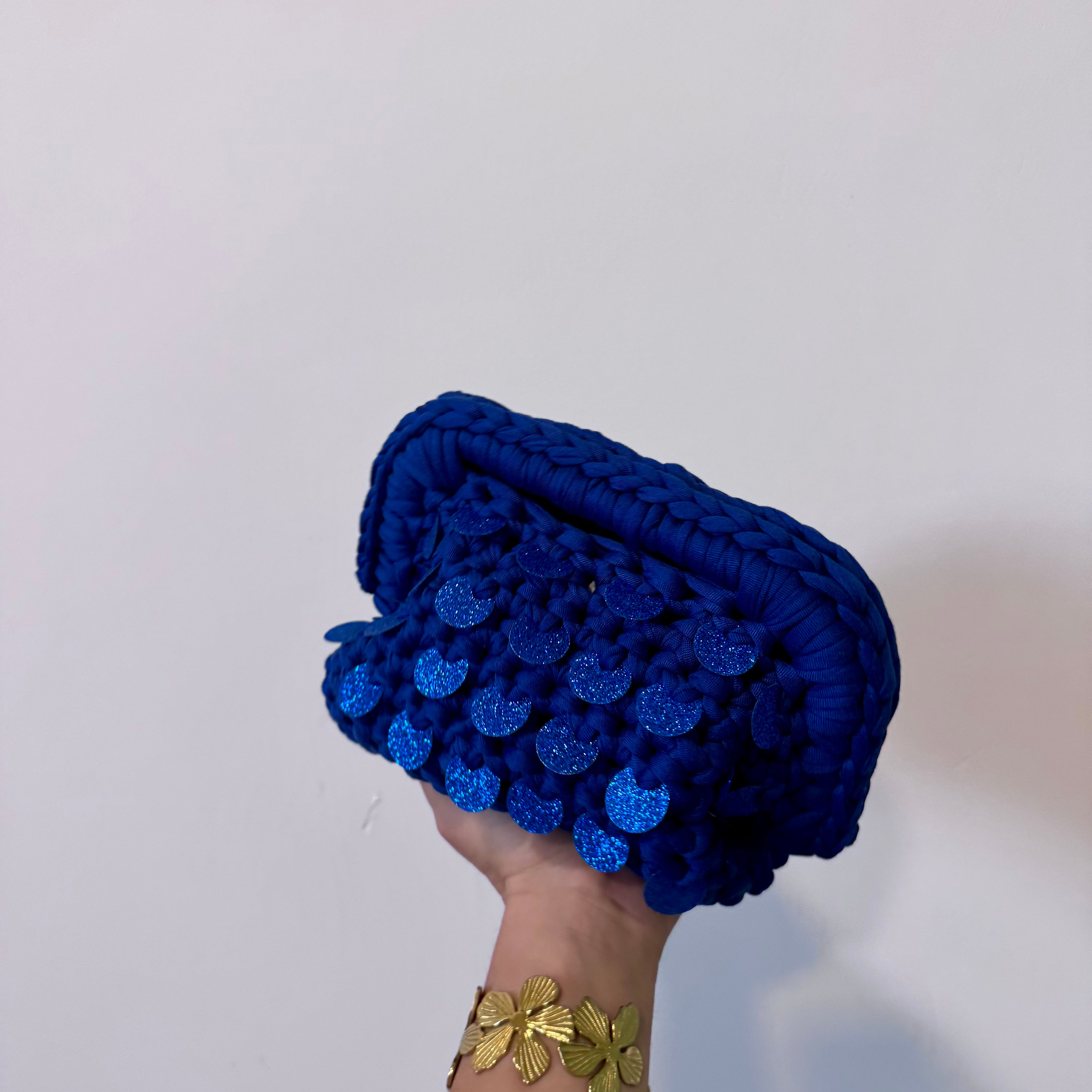 Pasticcino small blu Royal paillettes Glitterate 