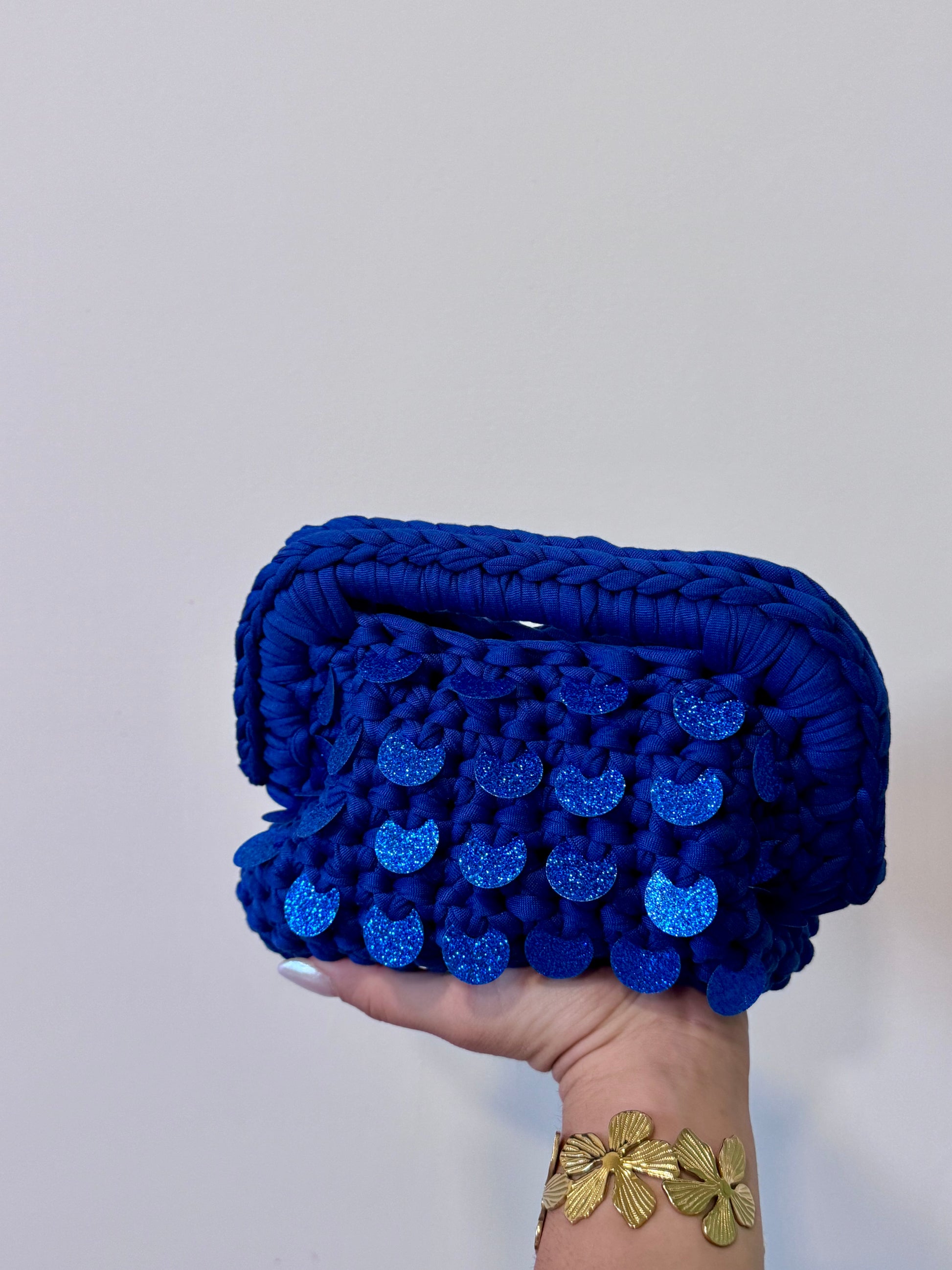 Pasticcino small blu Royal paillettes Glitterate 