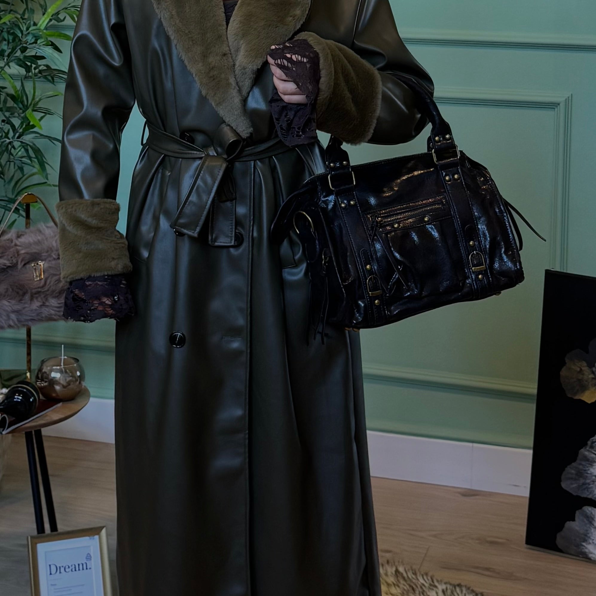Trench Sienna verde
