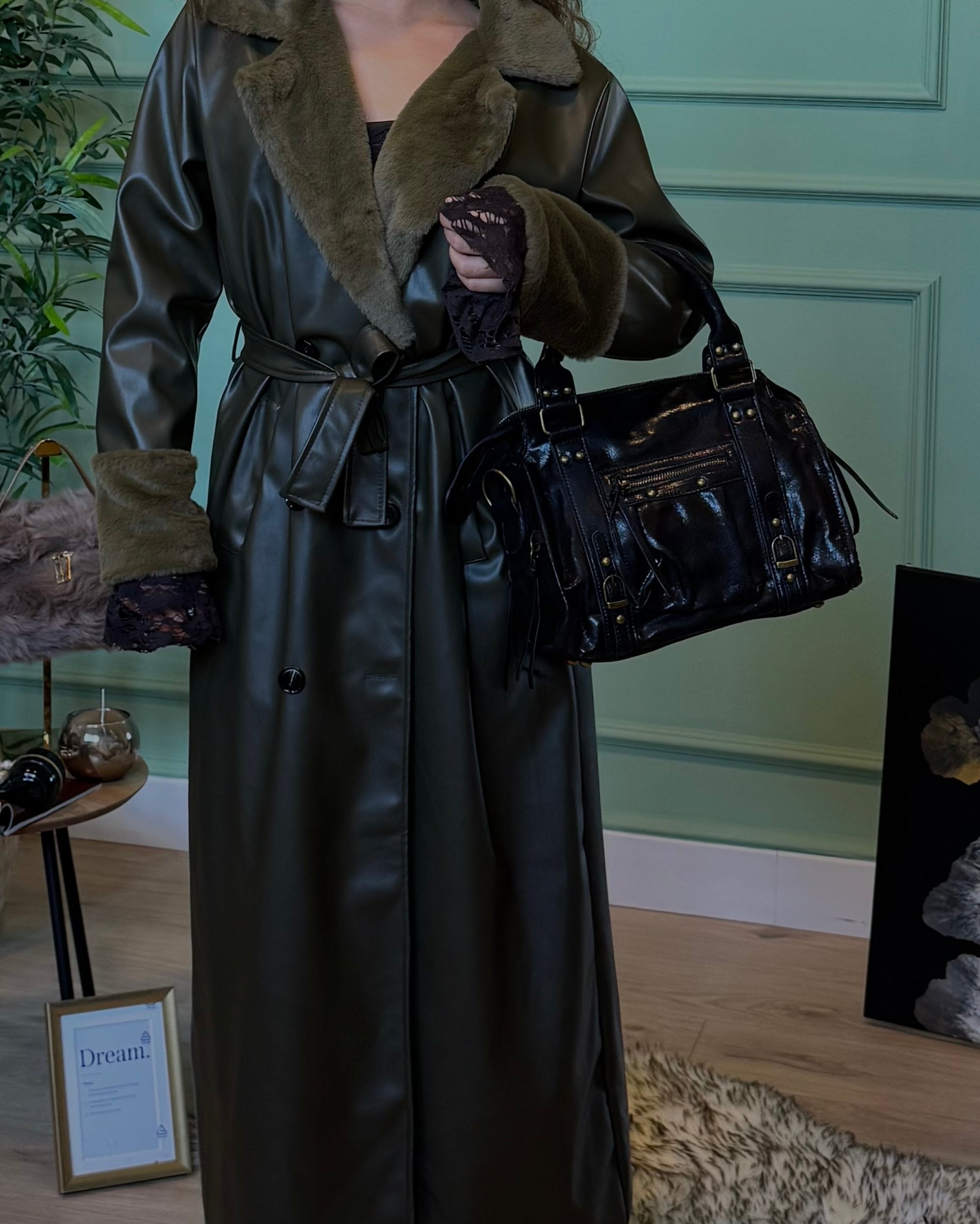 Trench Sienna verde
