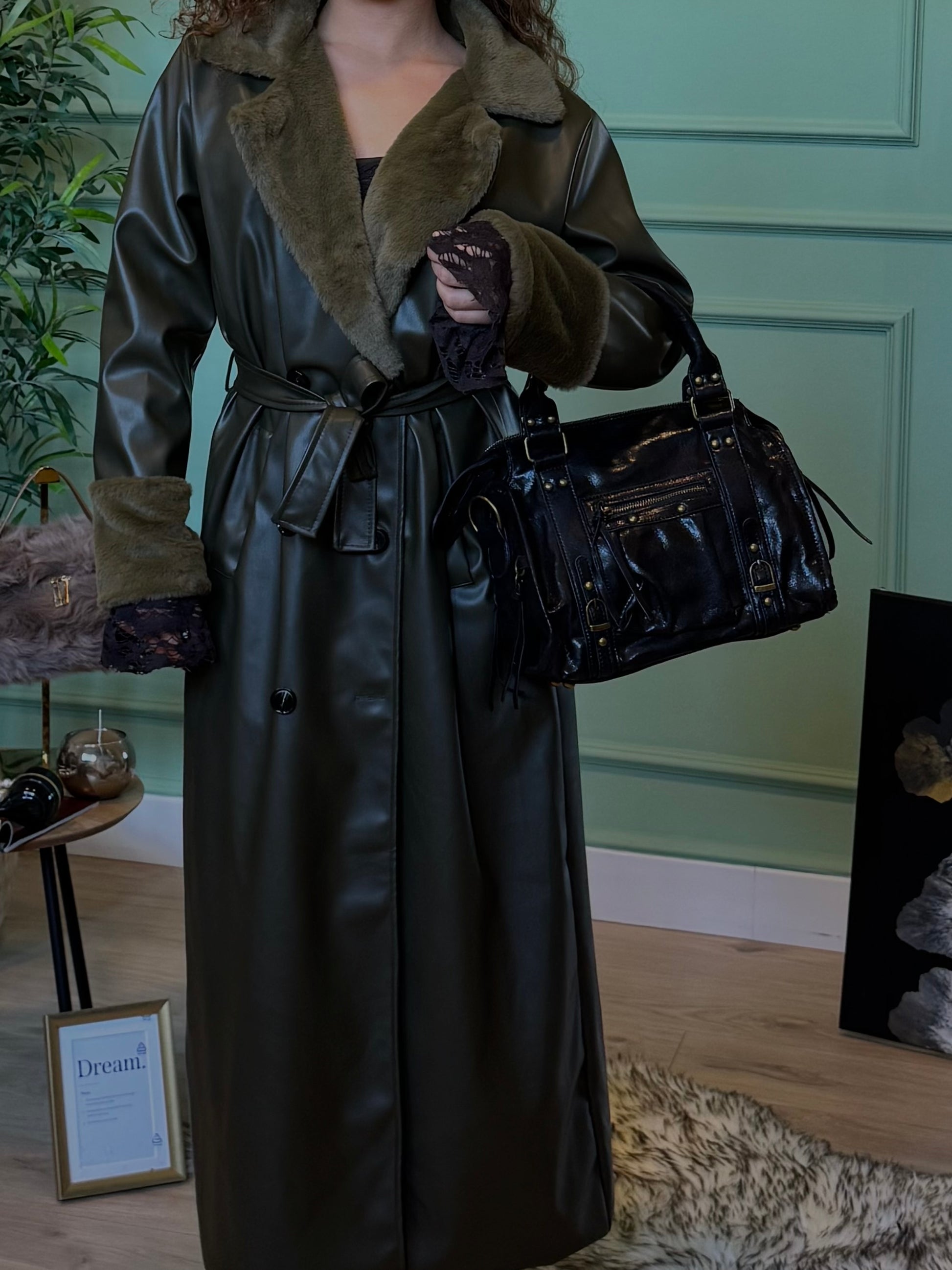 Trench Sienna verde