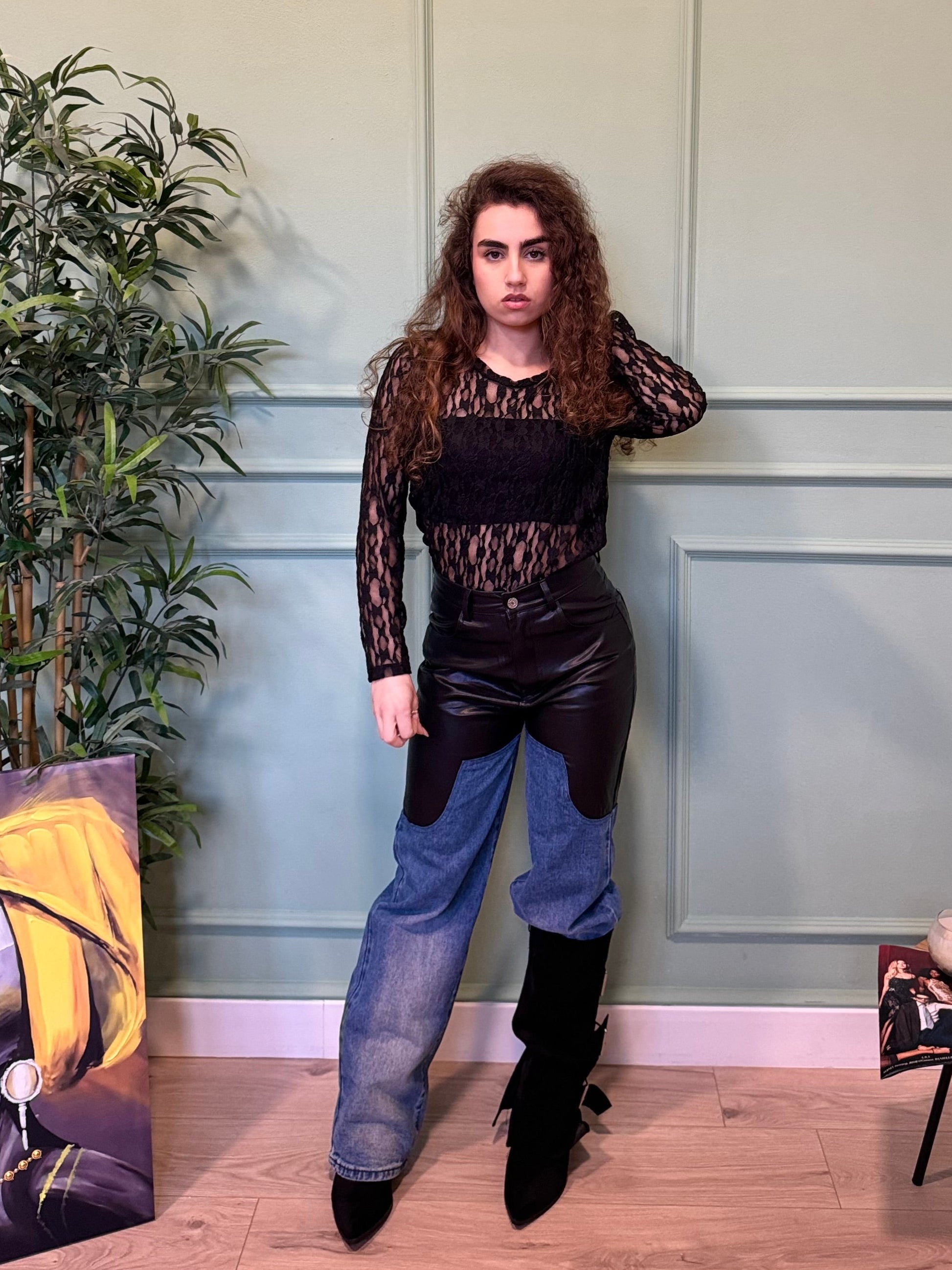 T-Shirt Sydeny in pizzo