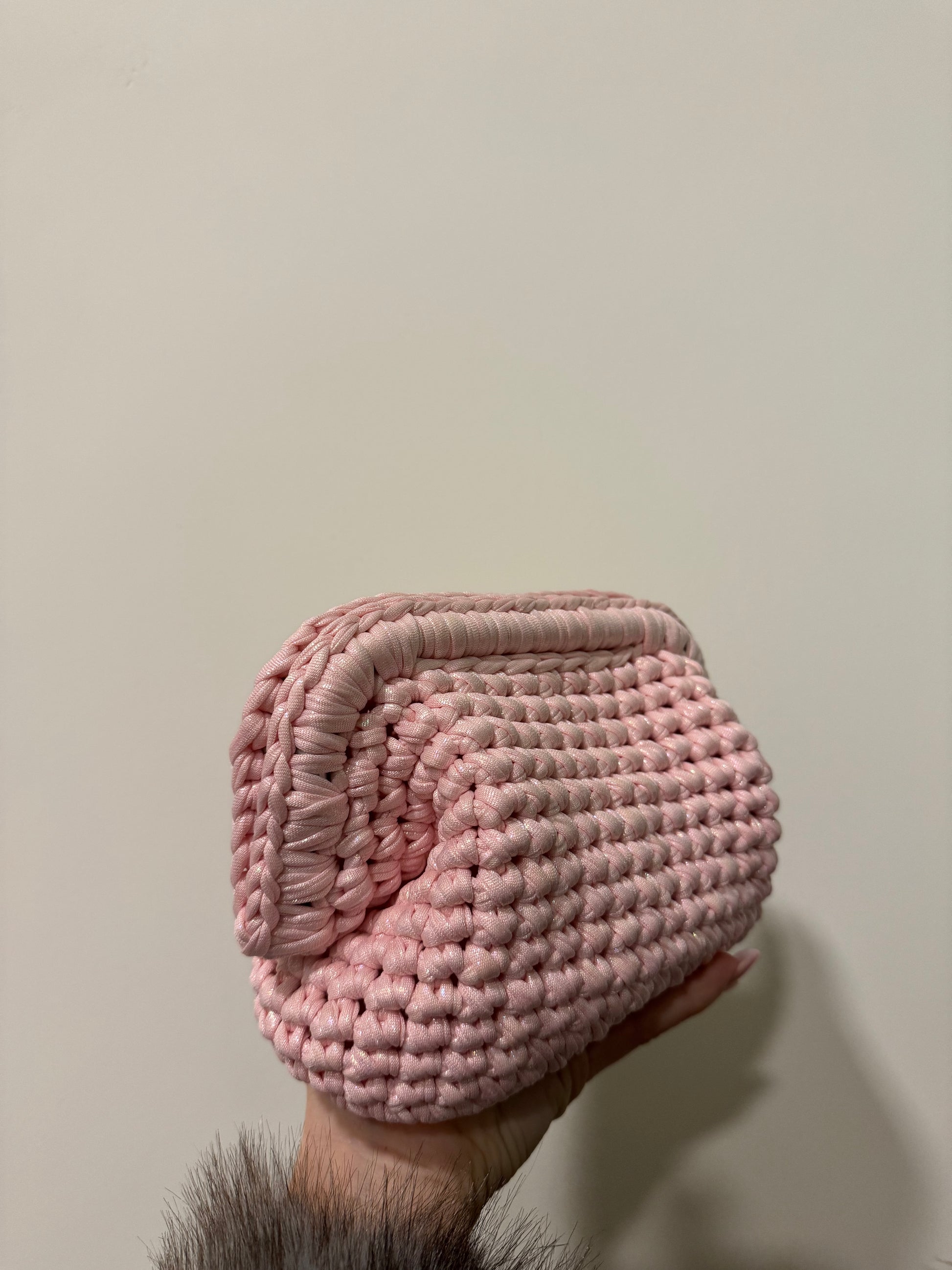 Pasticcino small rosa cipria glitter