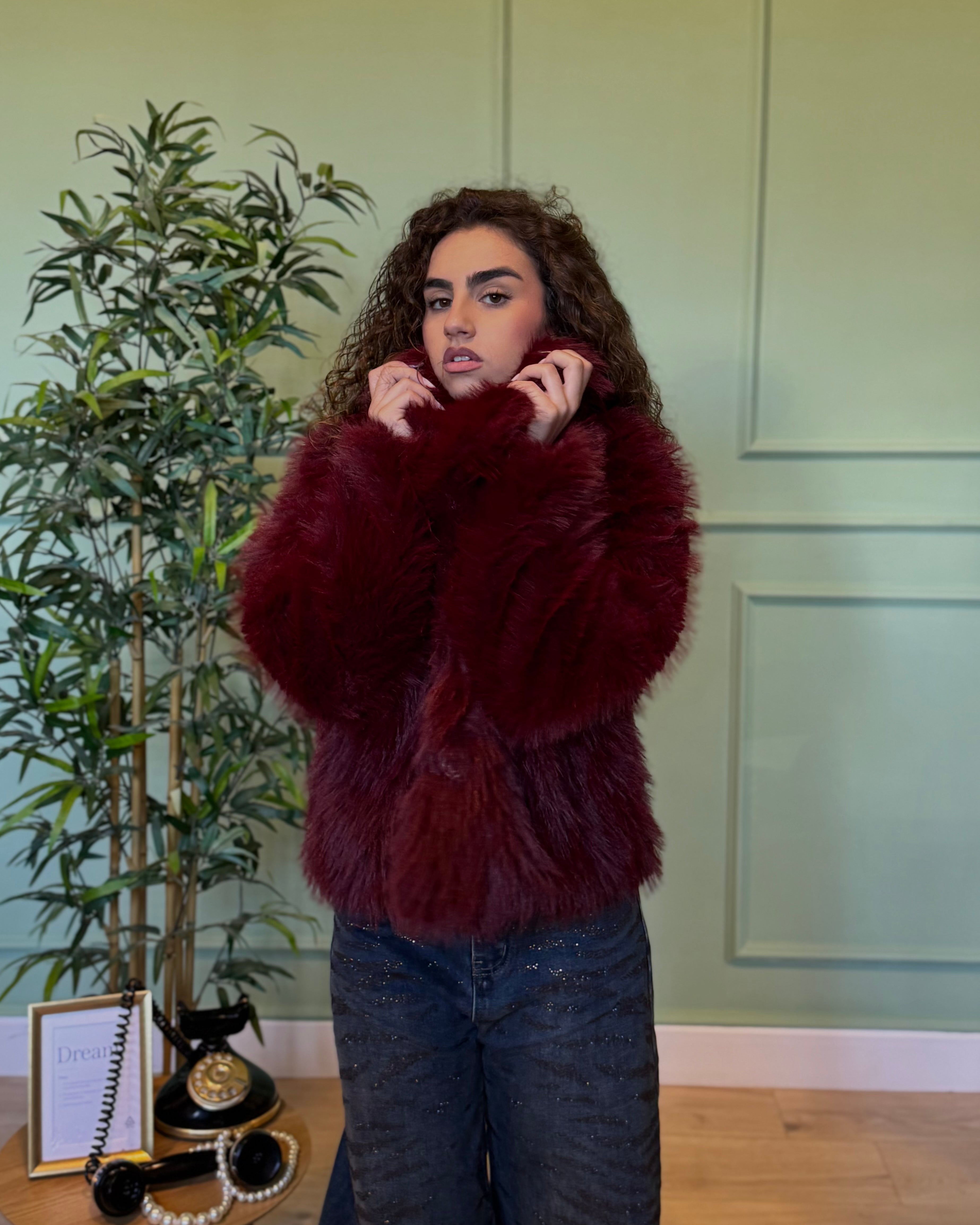 Pelliccia London bordeaux