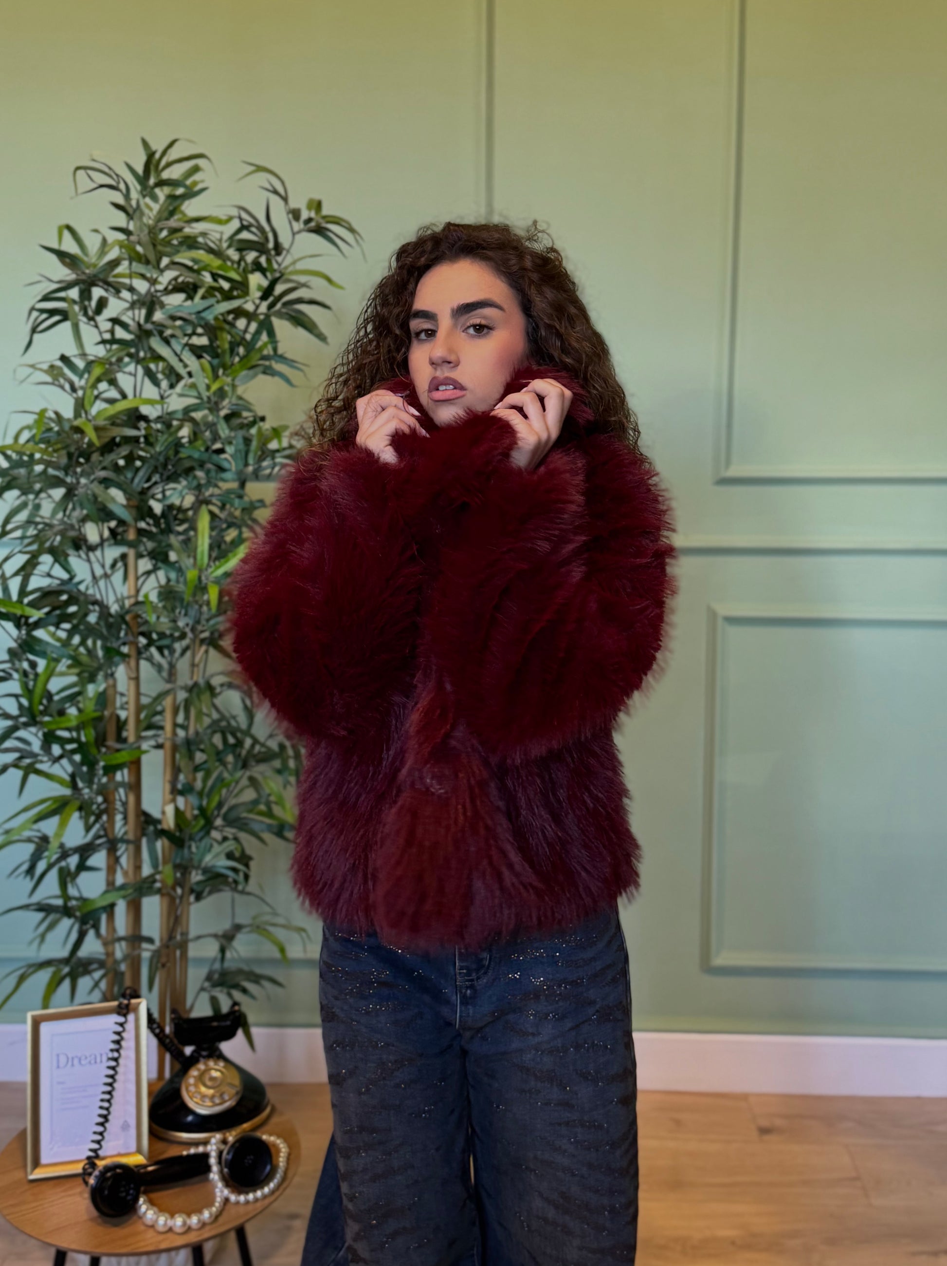 Pelliccia London bordeaux