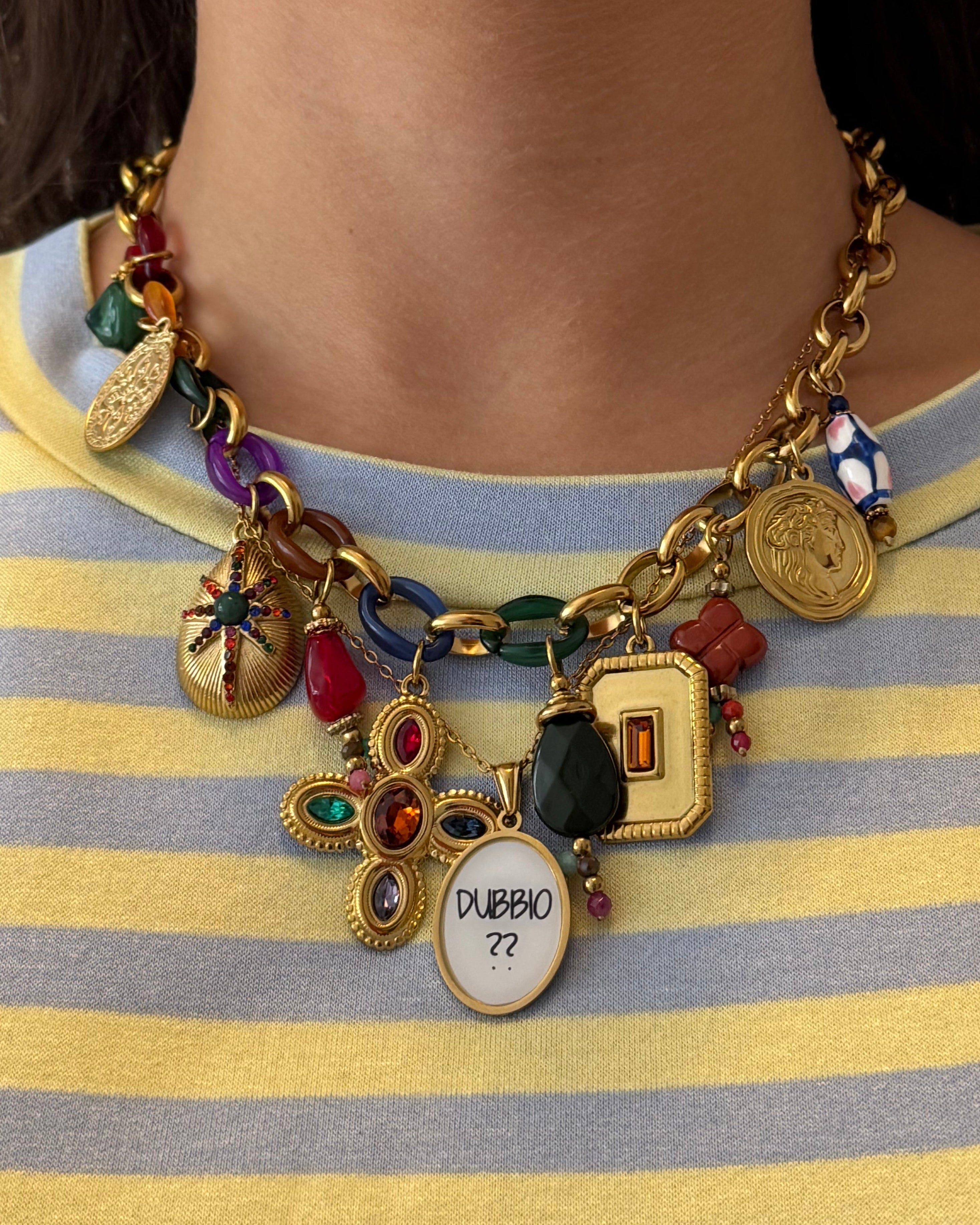 Collana Croce oro