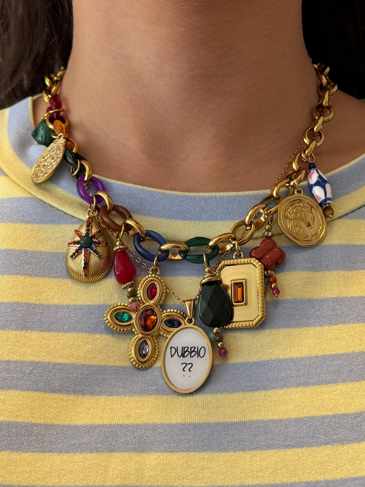 Collana Croce oro