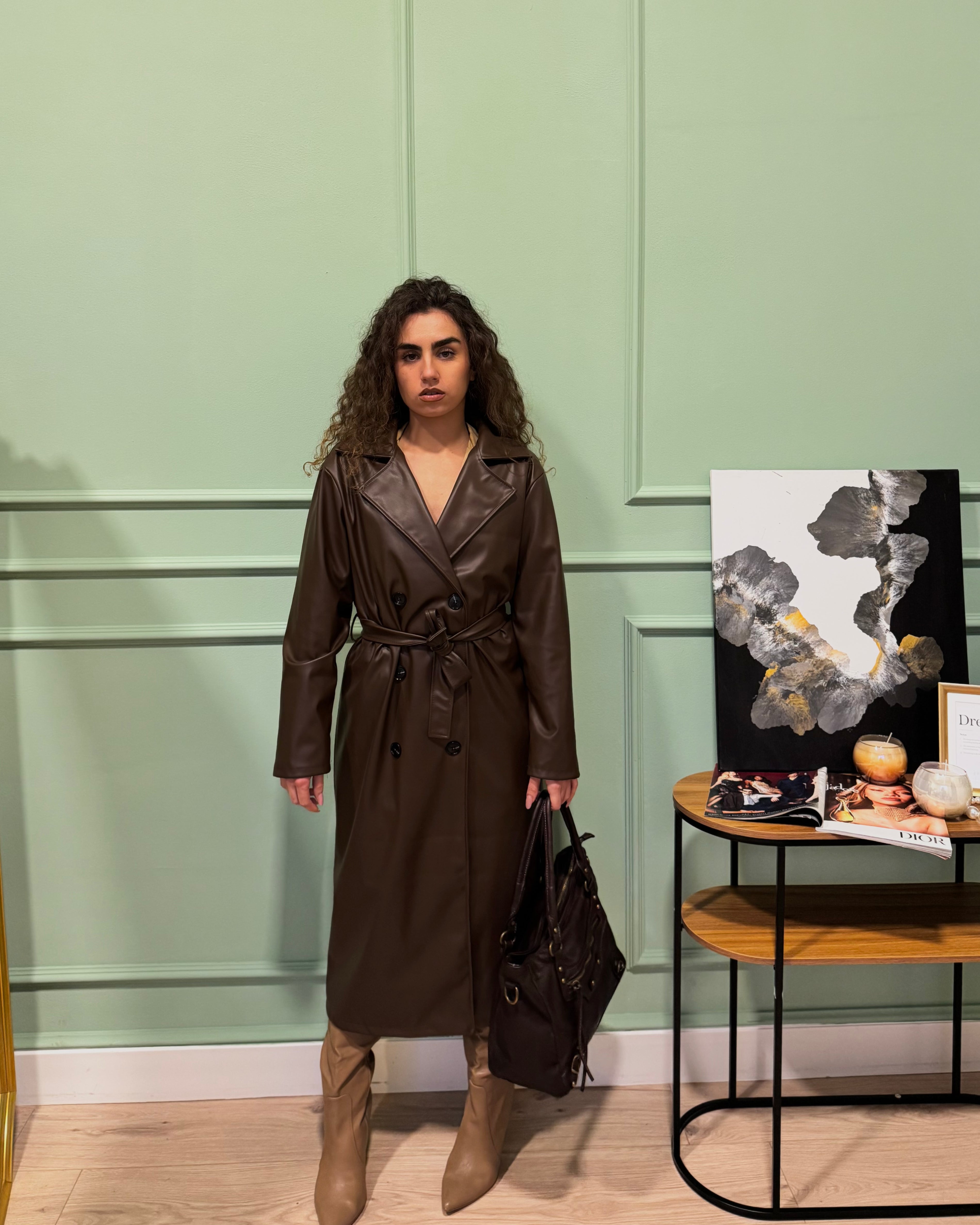 Trench Sienna marrone