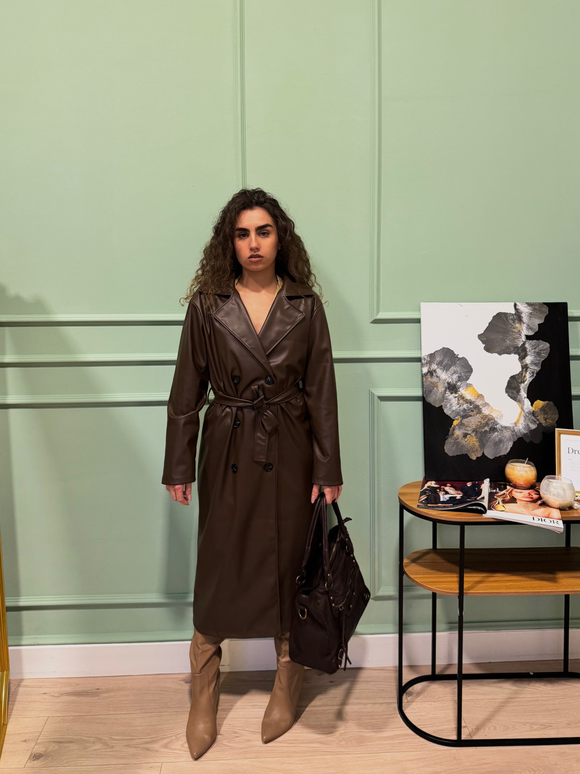 Trench Sienna marrone