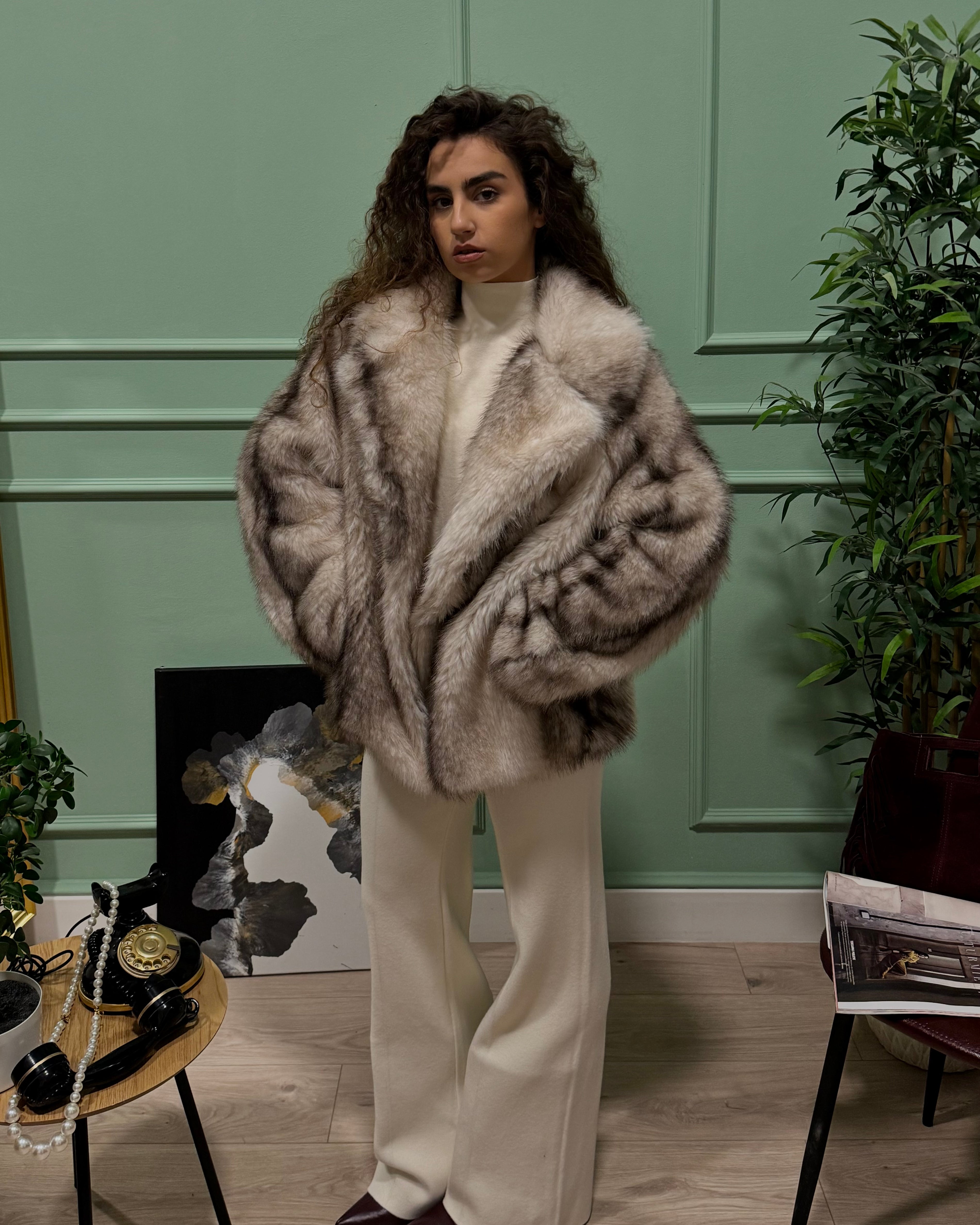 Pelliccia Parigi maniche lunghe