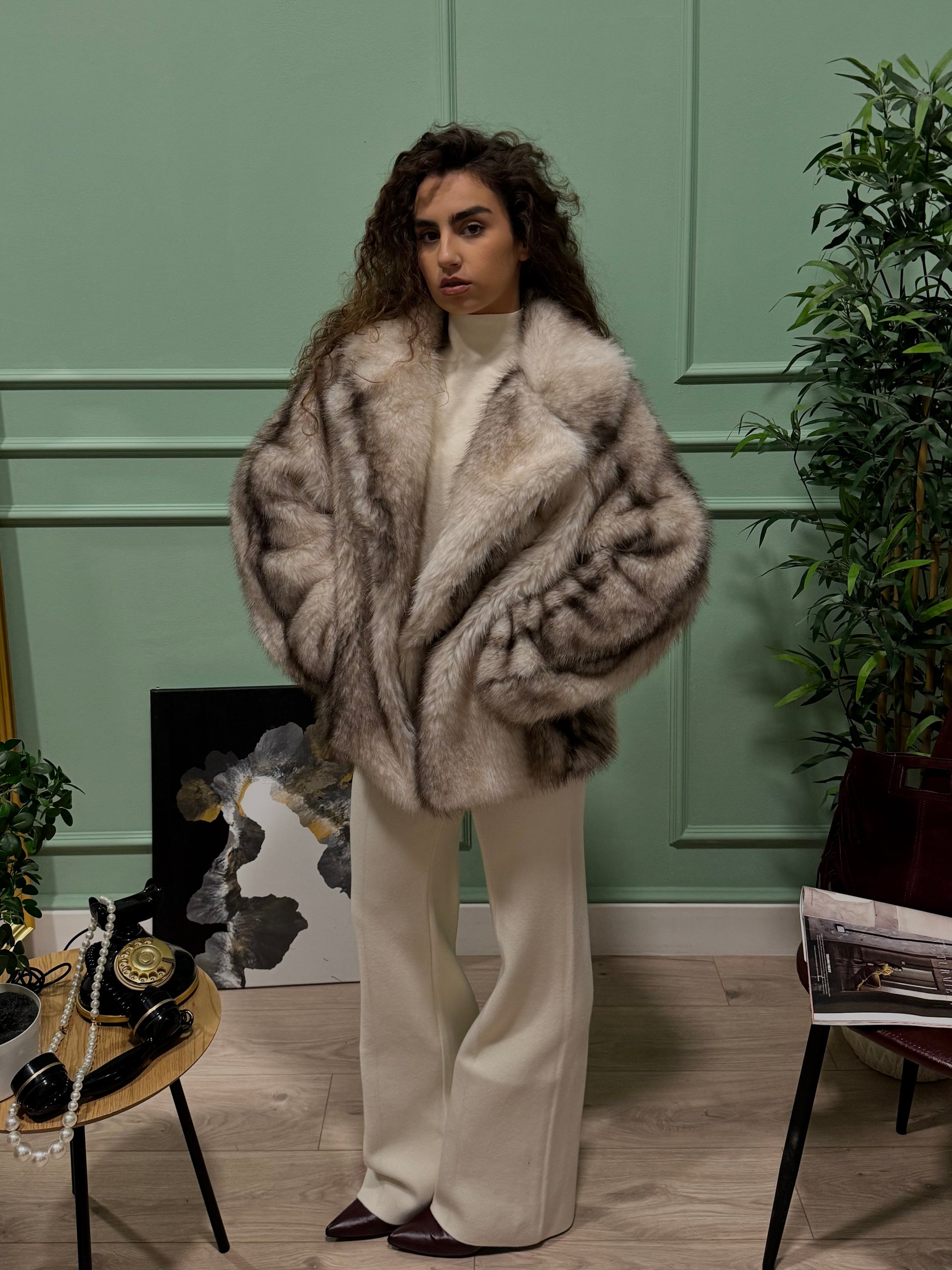 Pelliccia Parigi maniche lunghe