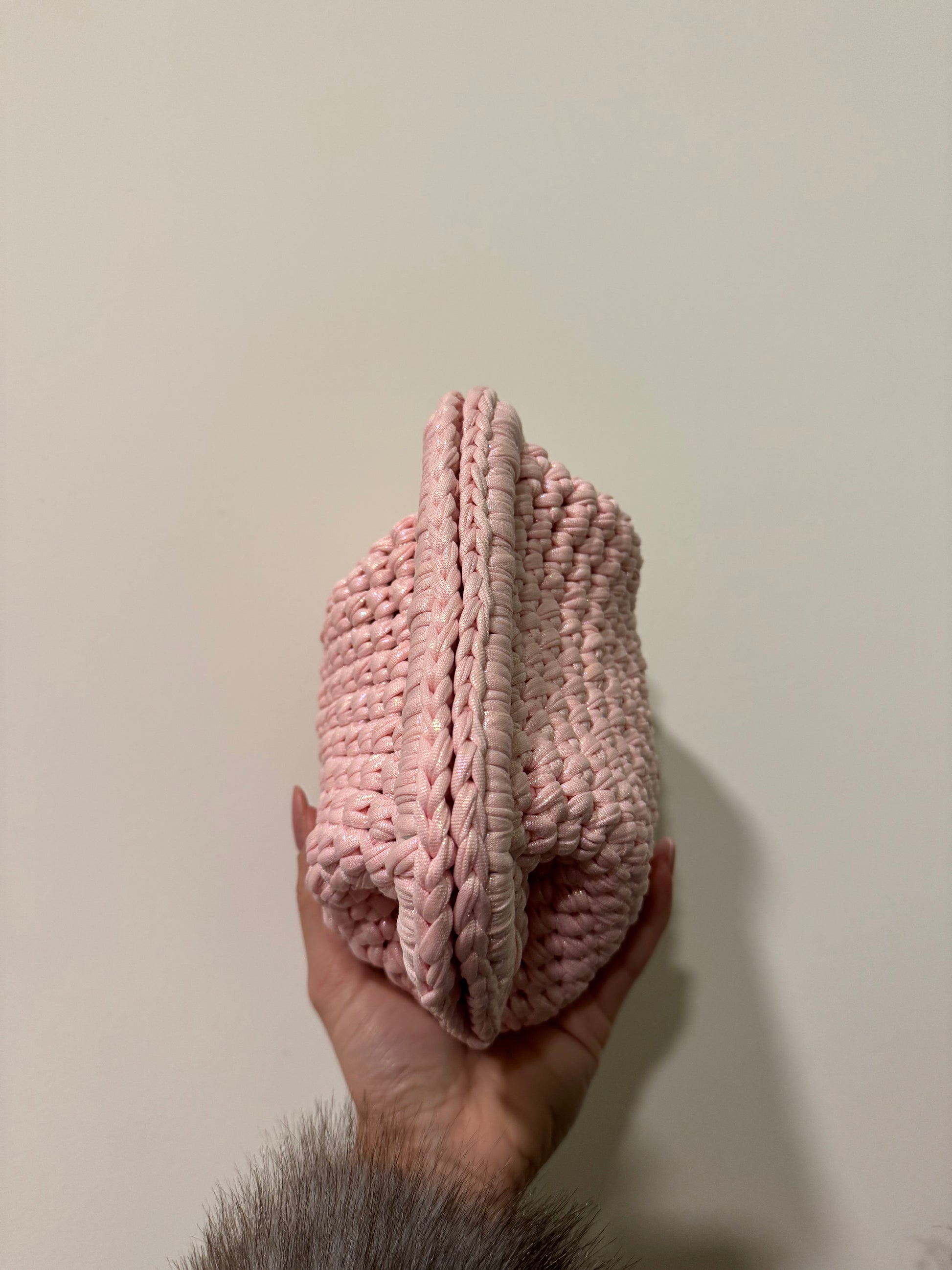 Pasticcino small rosa cipria glitter