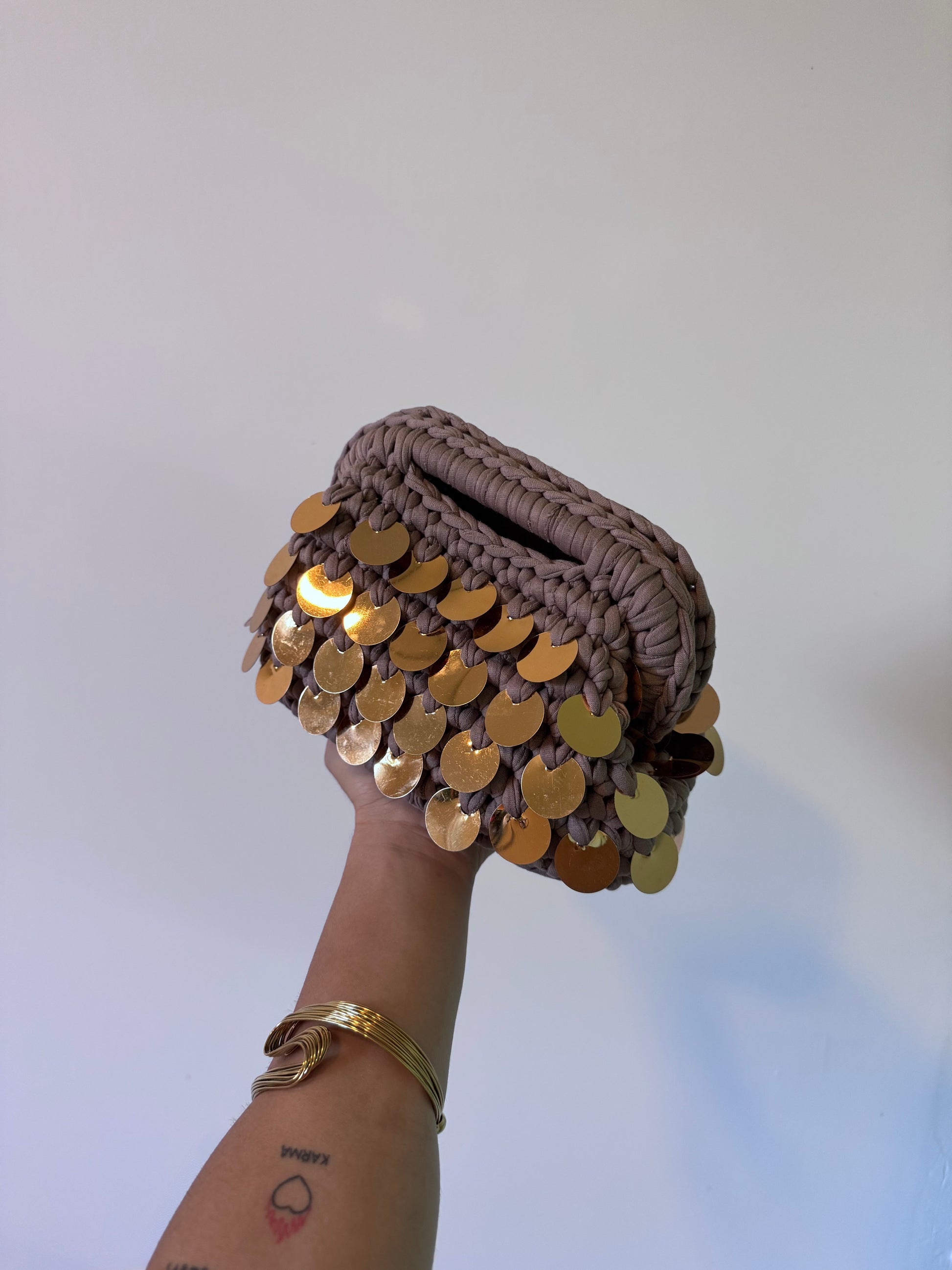 Pasticcino small fango paillettes