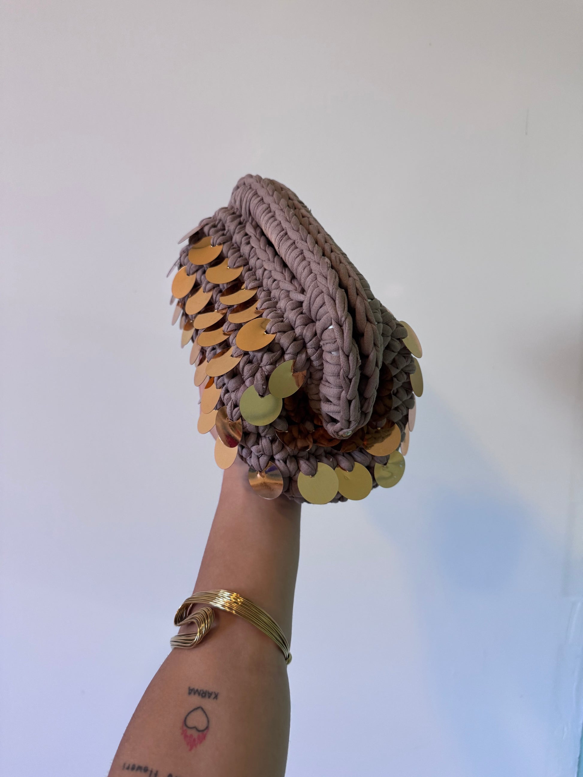 Pasticcino small fango paillettes