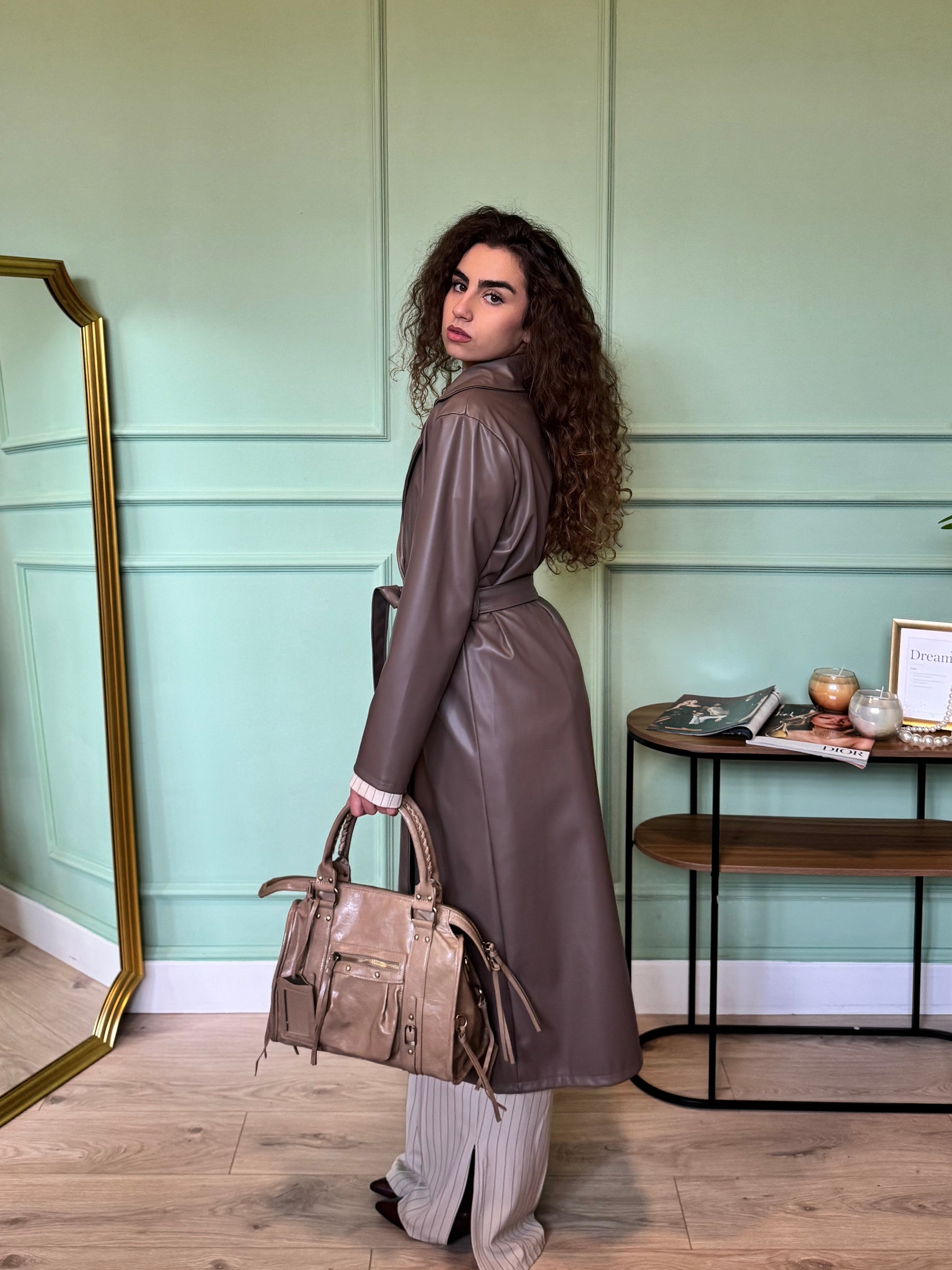 Trench Sienna grigio