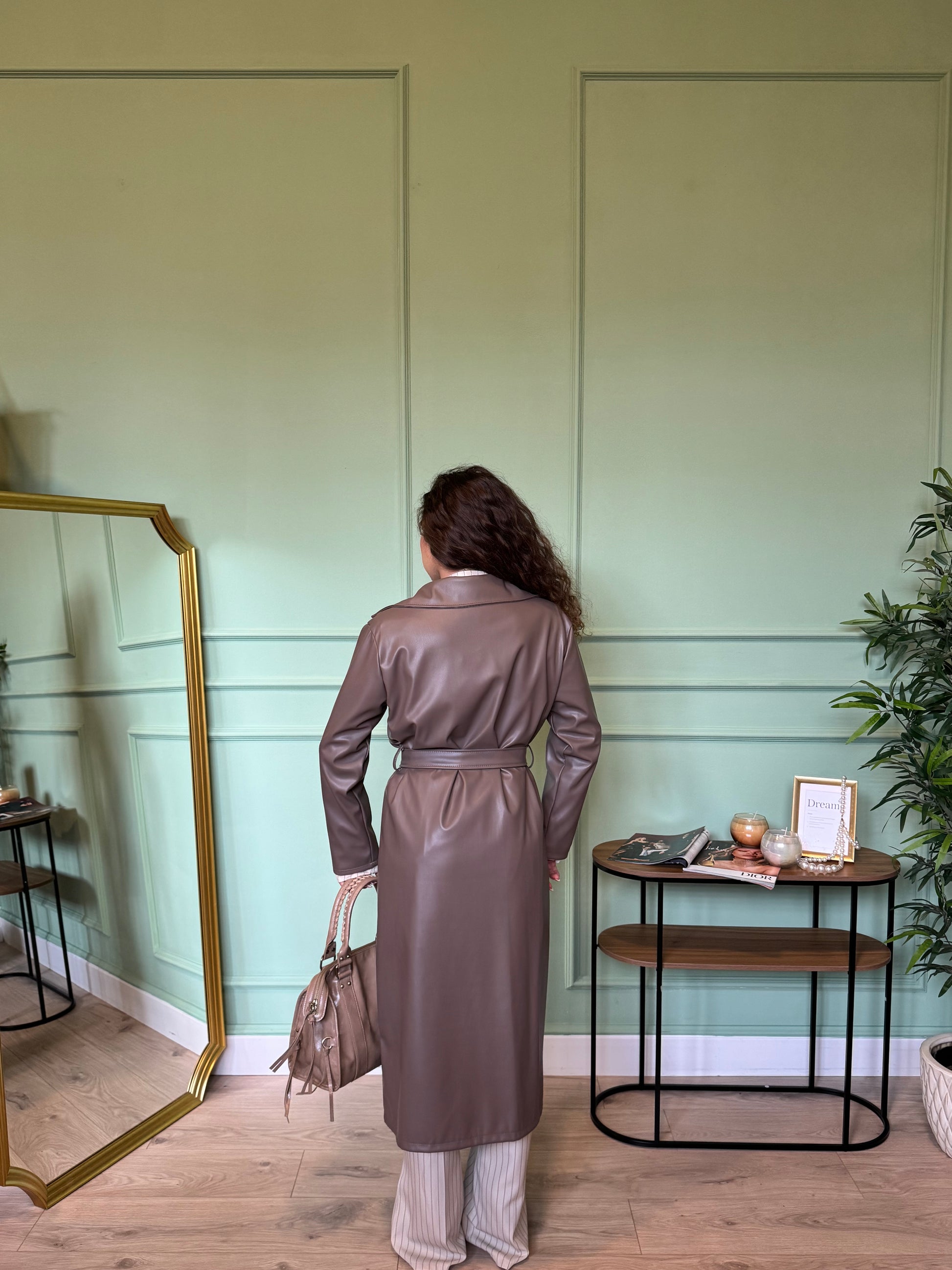 Trench Sienna grigio