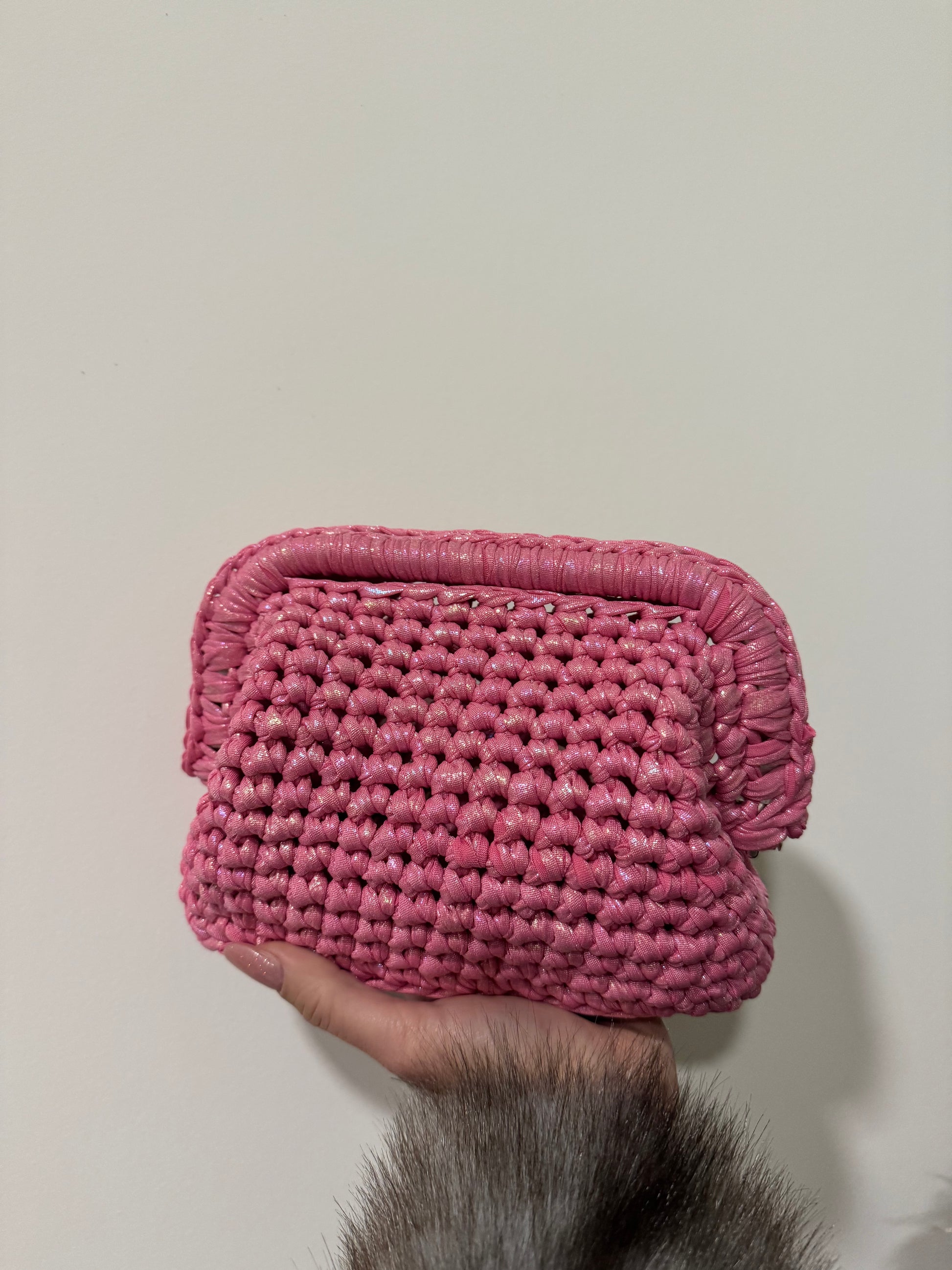 Pasticcino small rosa Barbie glitter￼