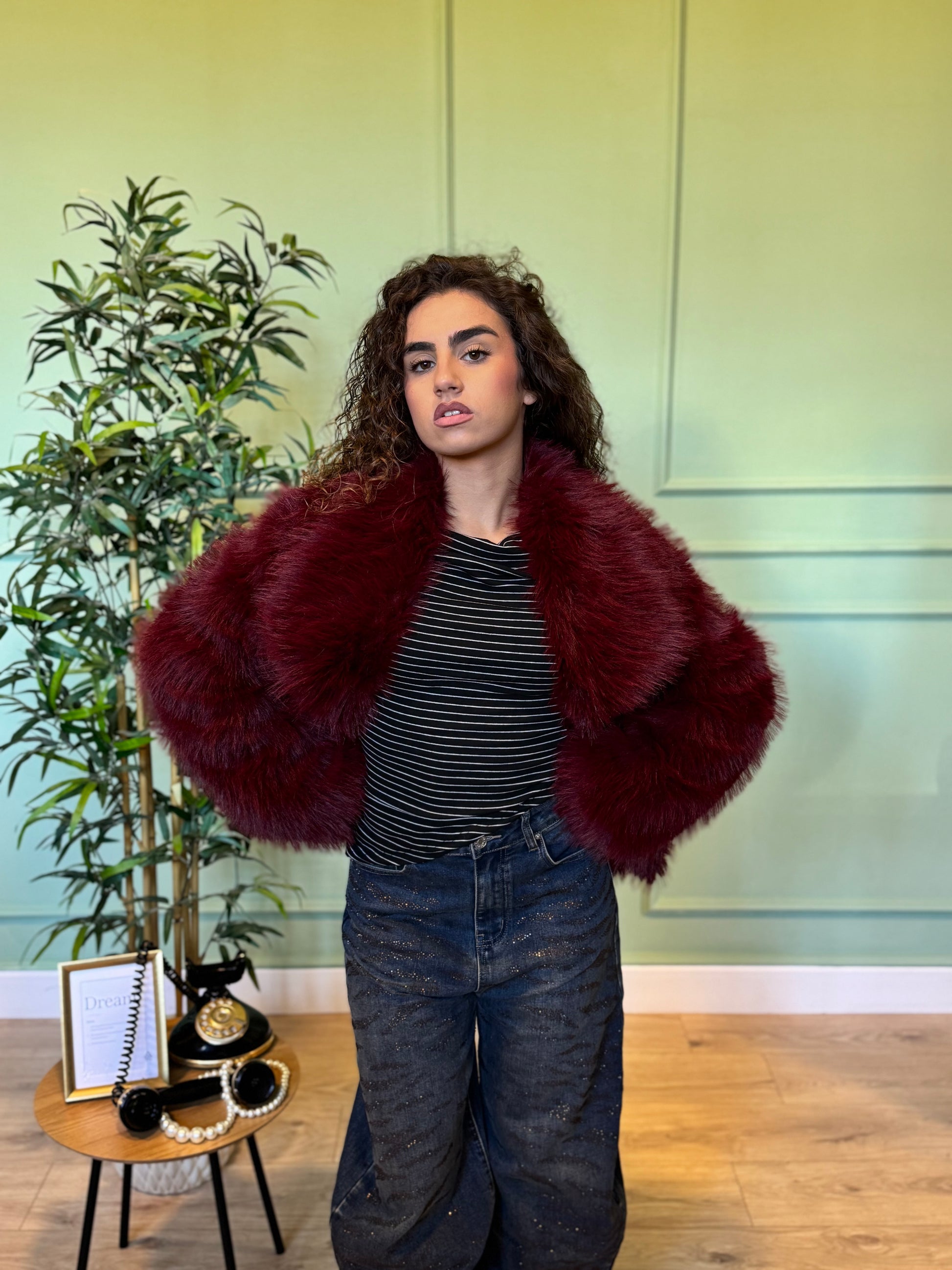 Pelliccia London bordeaux