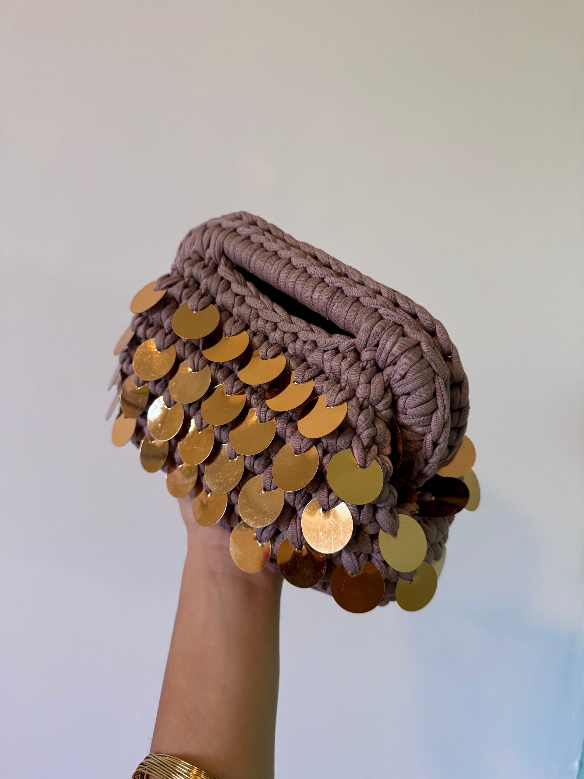 Pasticcino small fango paillettes