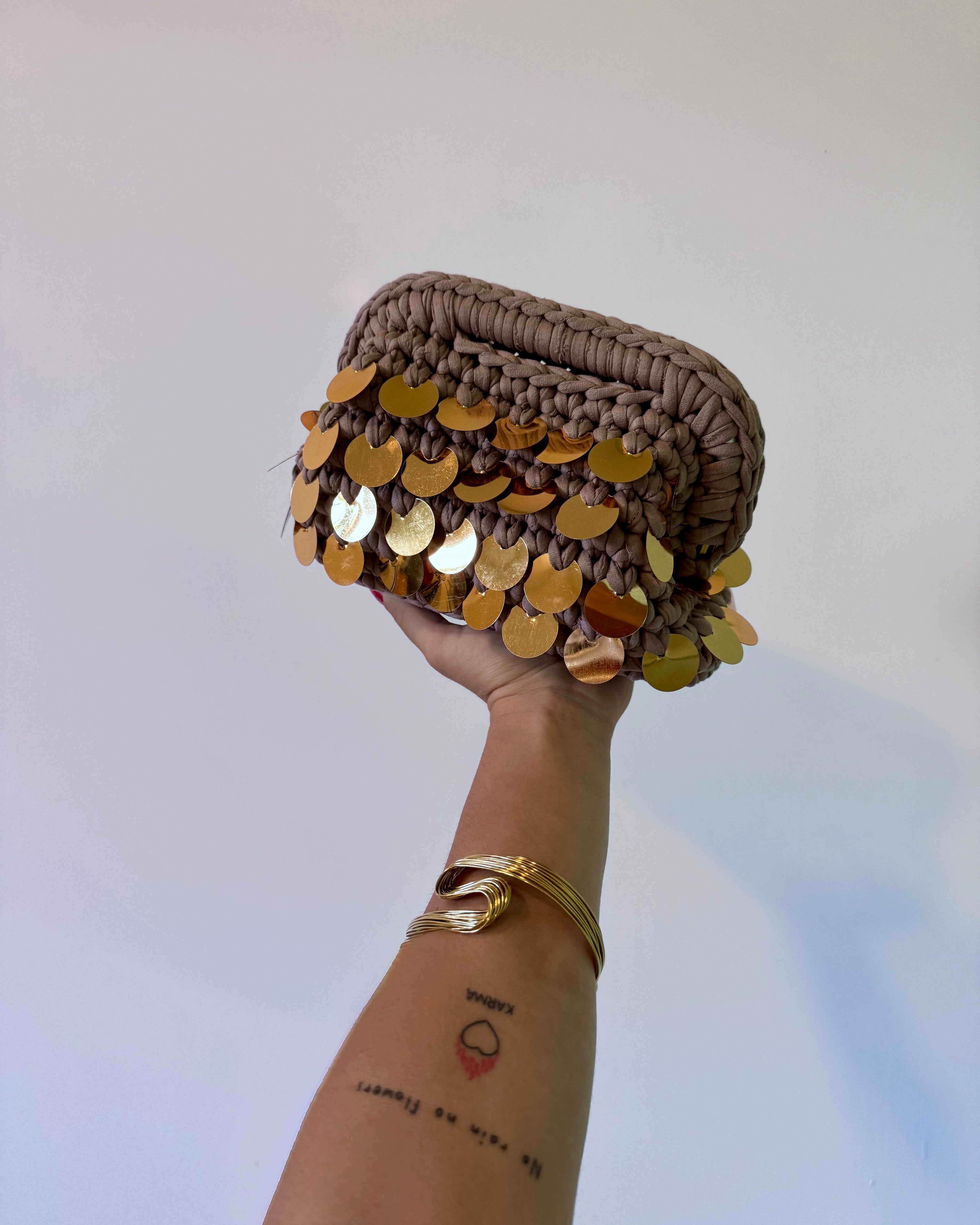 Pasticcino small fango paillettes