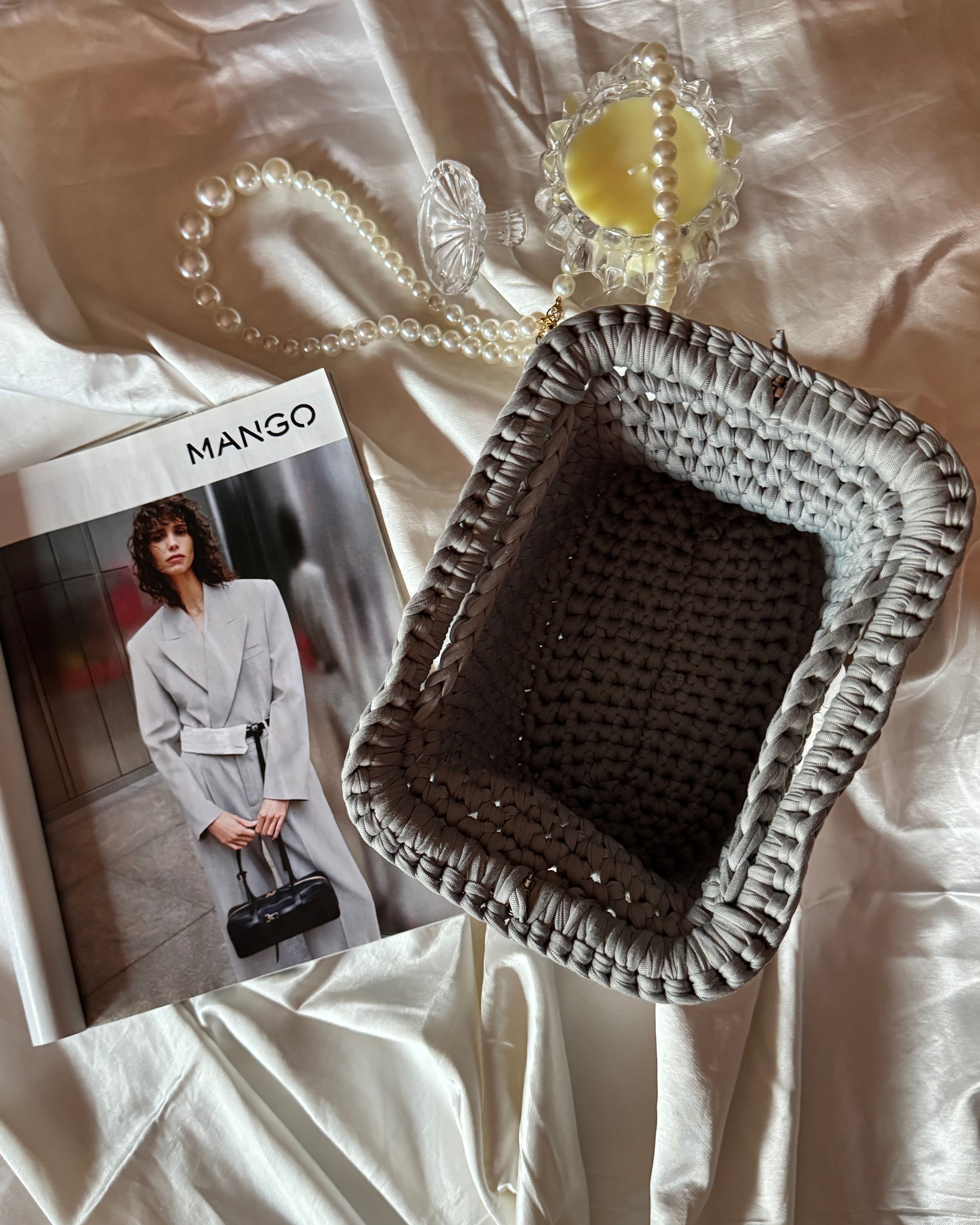 Pasticcino medium argento paillettes