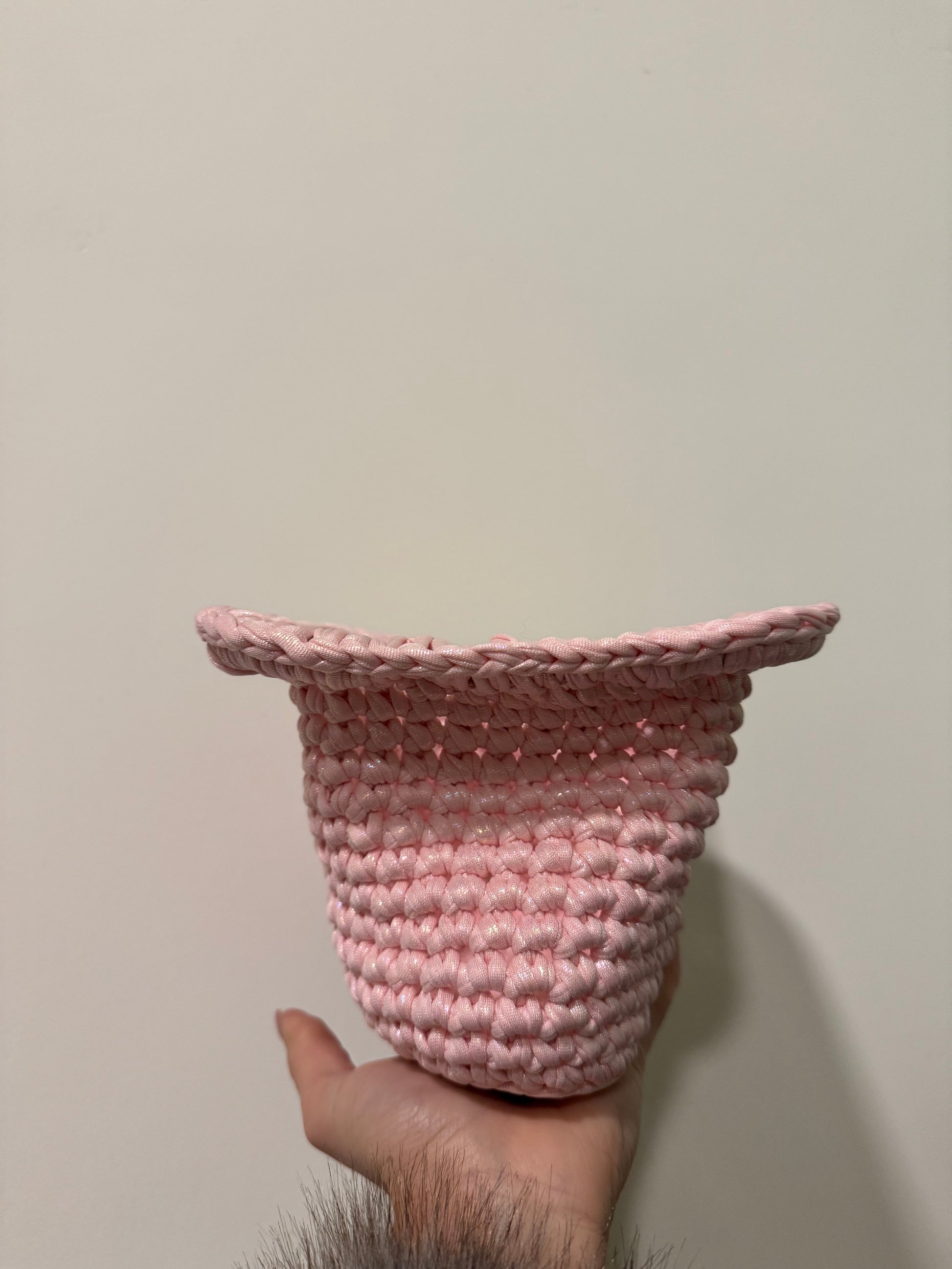 Pasticcino small rosa cipria glitter