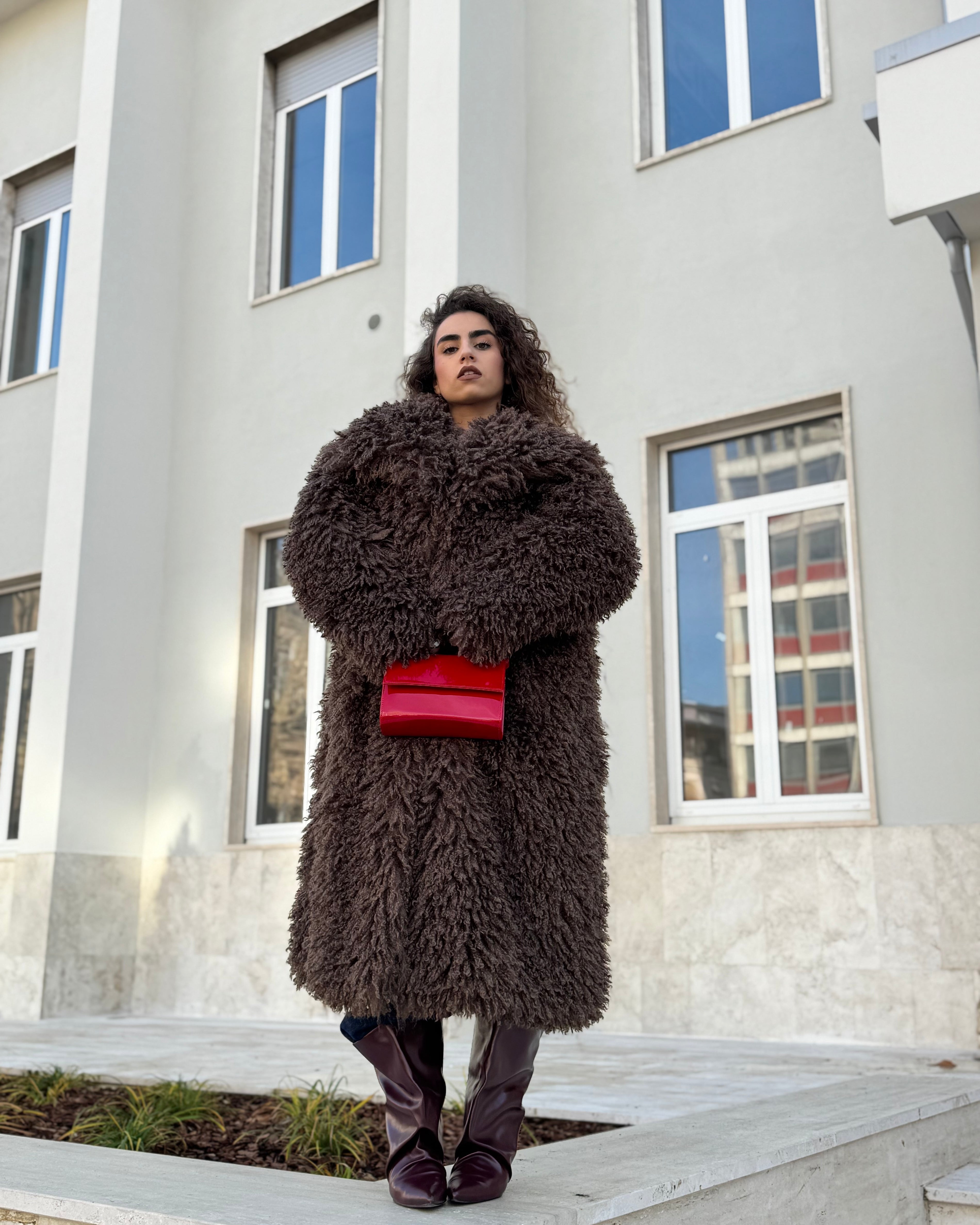 Pelliccia Mongolia lunga