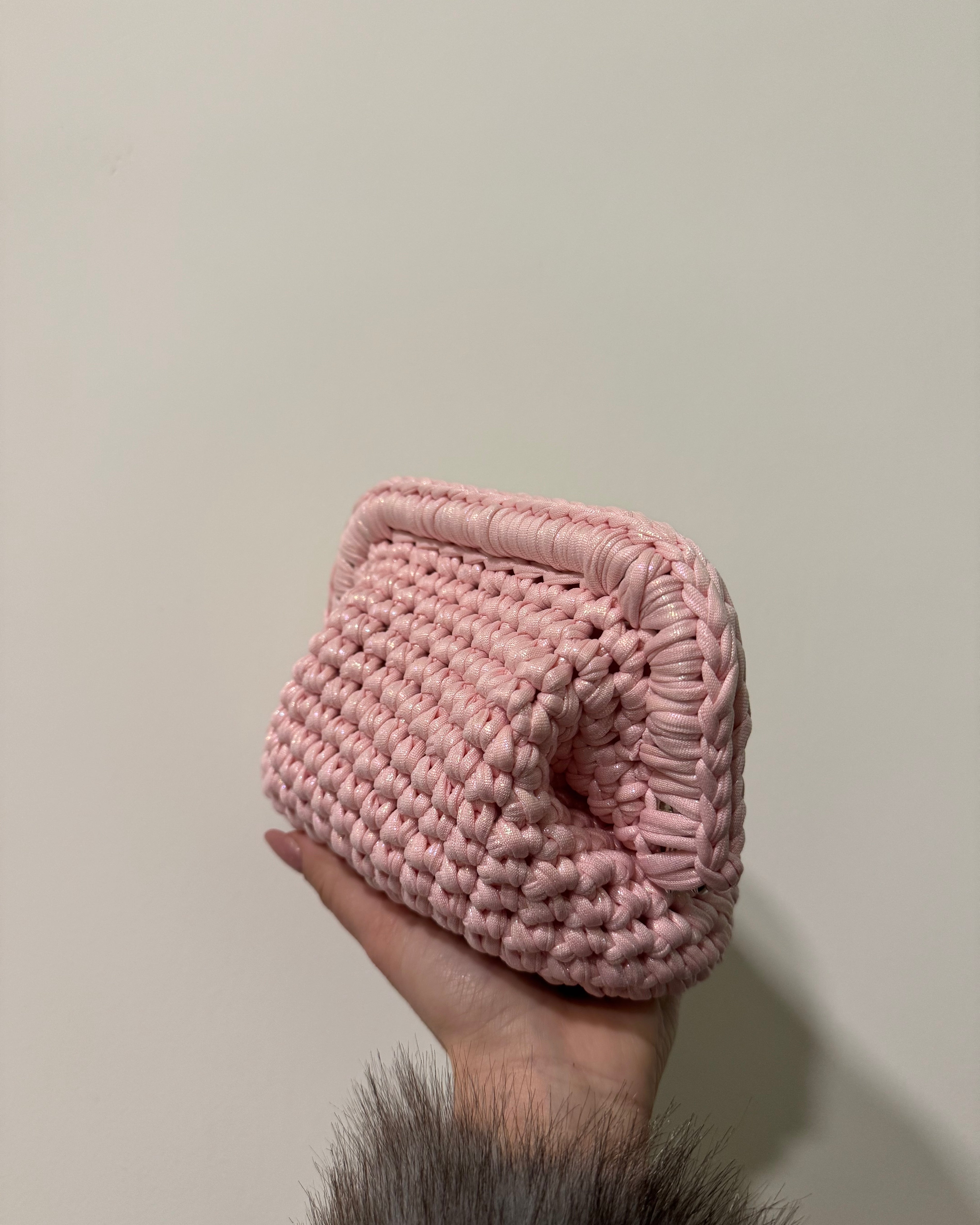 Pasticcino small rosa cipria glitter