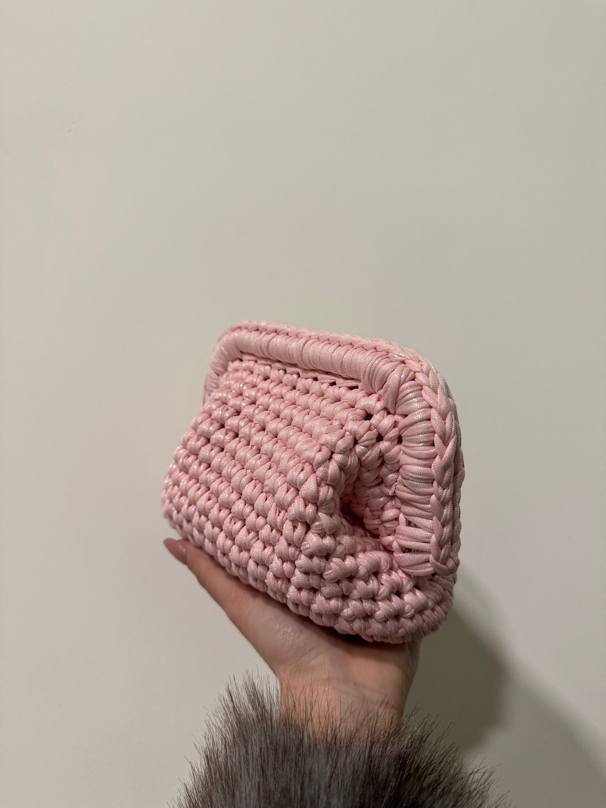 Pasticcino small rosa cipria glitter