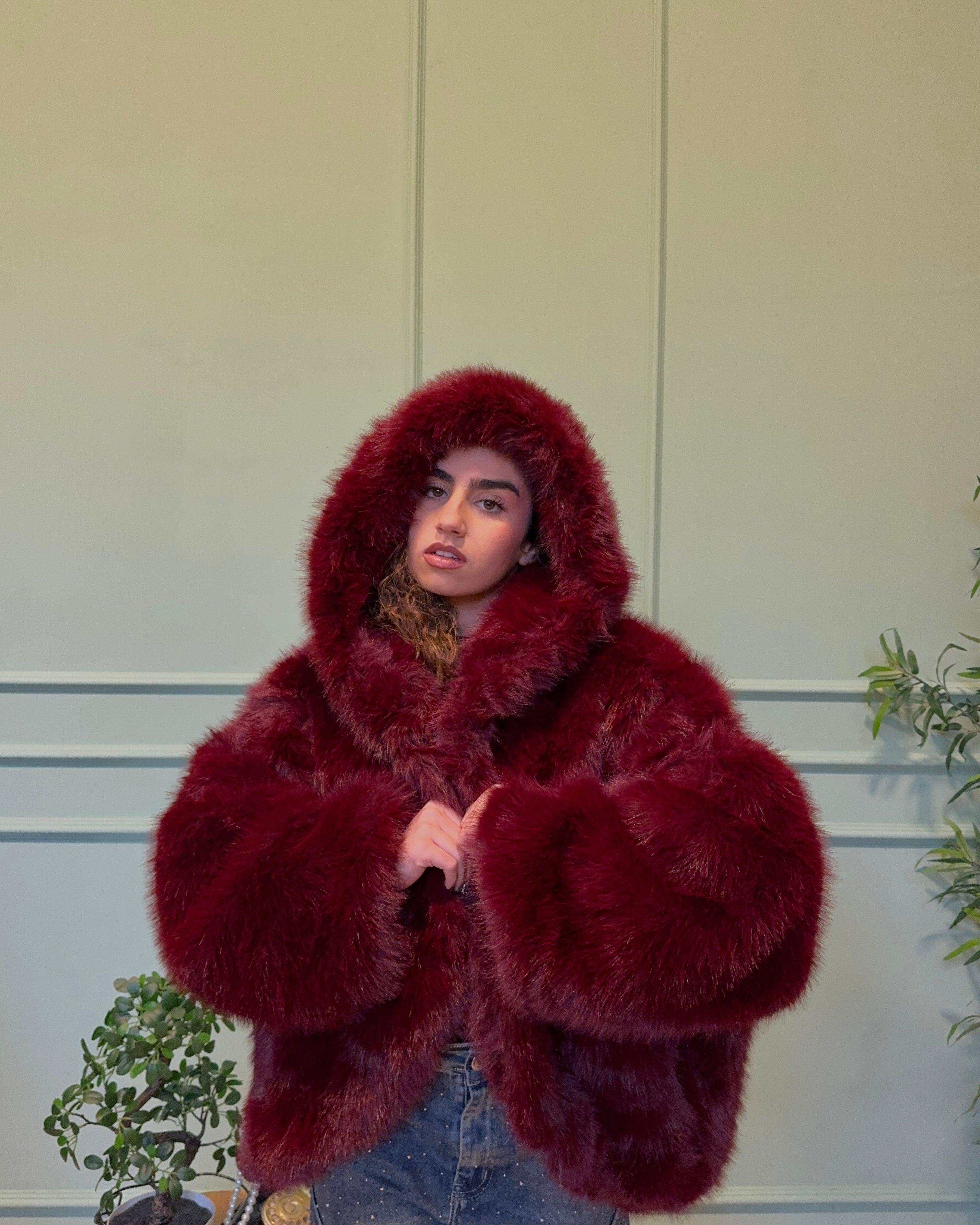 Pelliccia Montreal con cappuccio