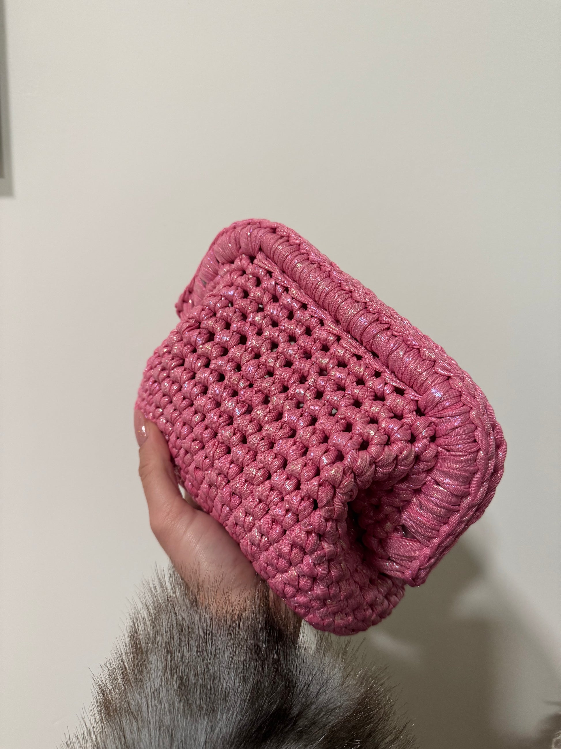 Pasticcino small rosa Barbie glitter￼