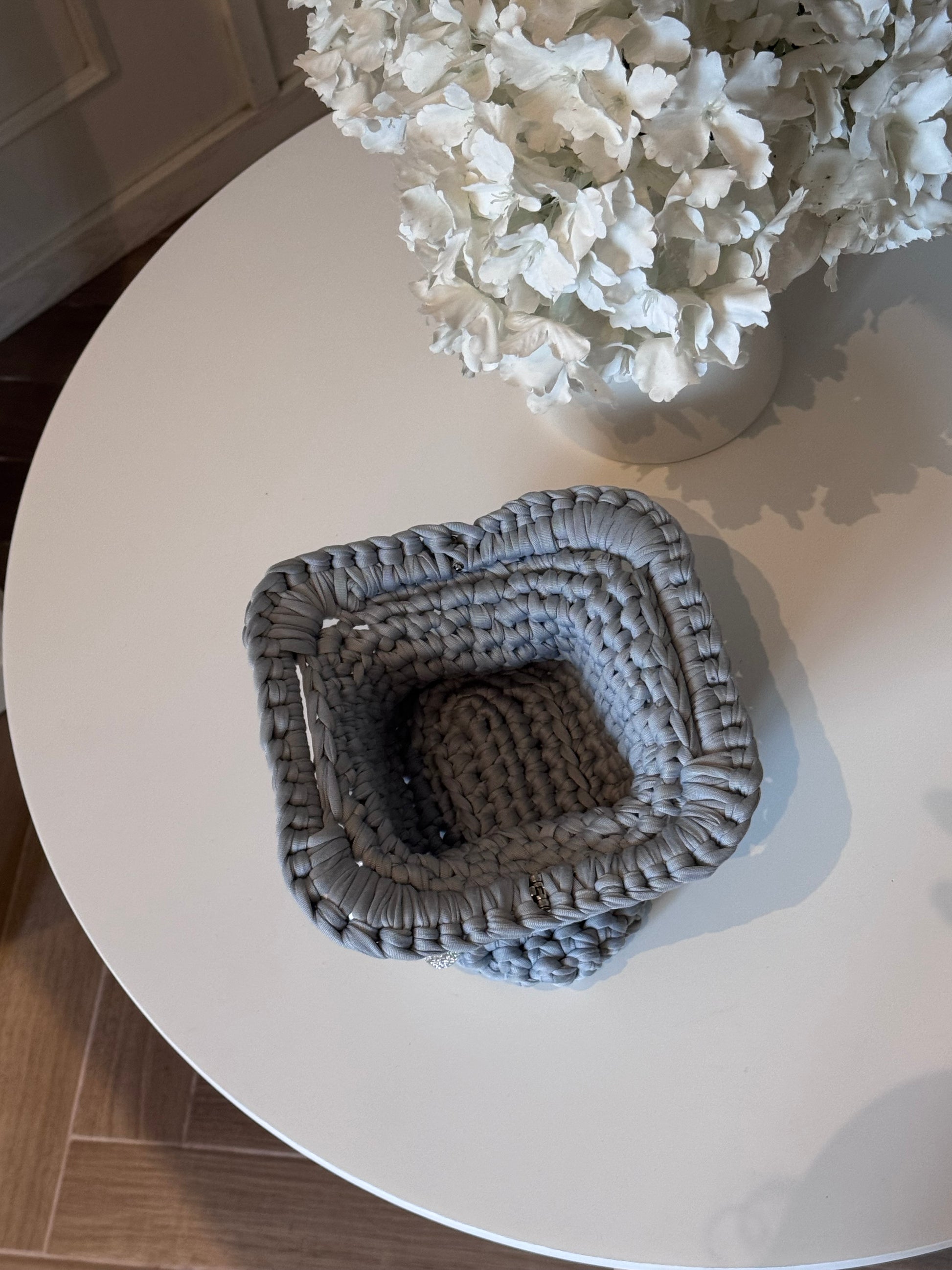 Pasticcino argento paillettes glitterate