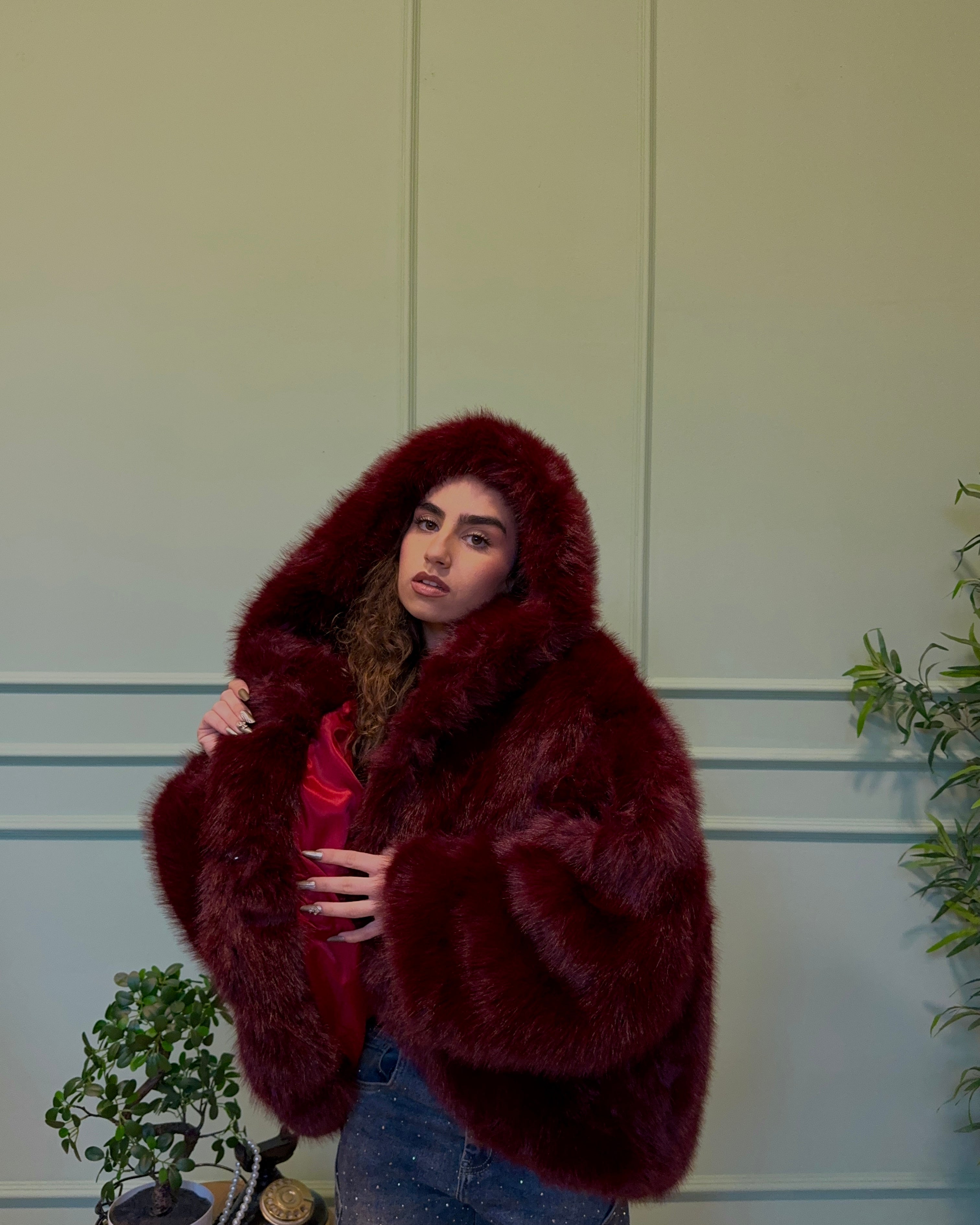 Pelliccia Montreal con cappuccio