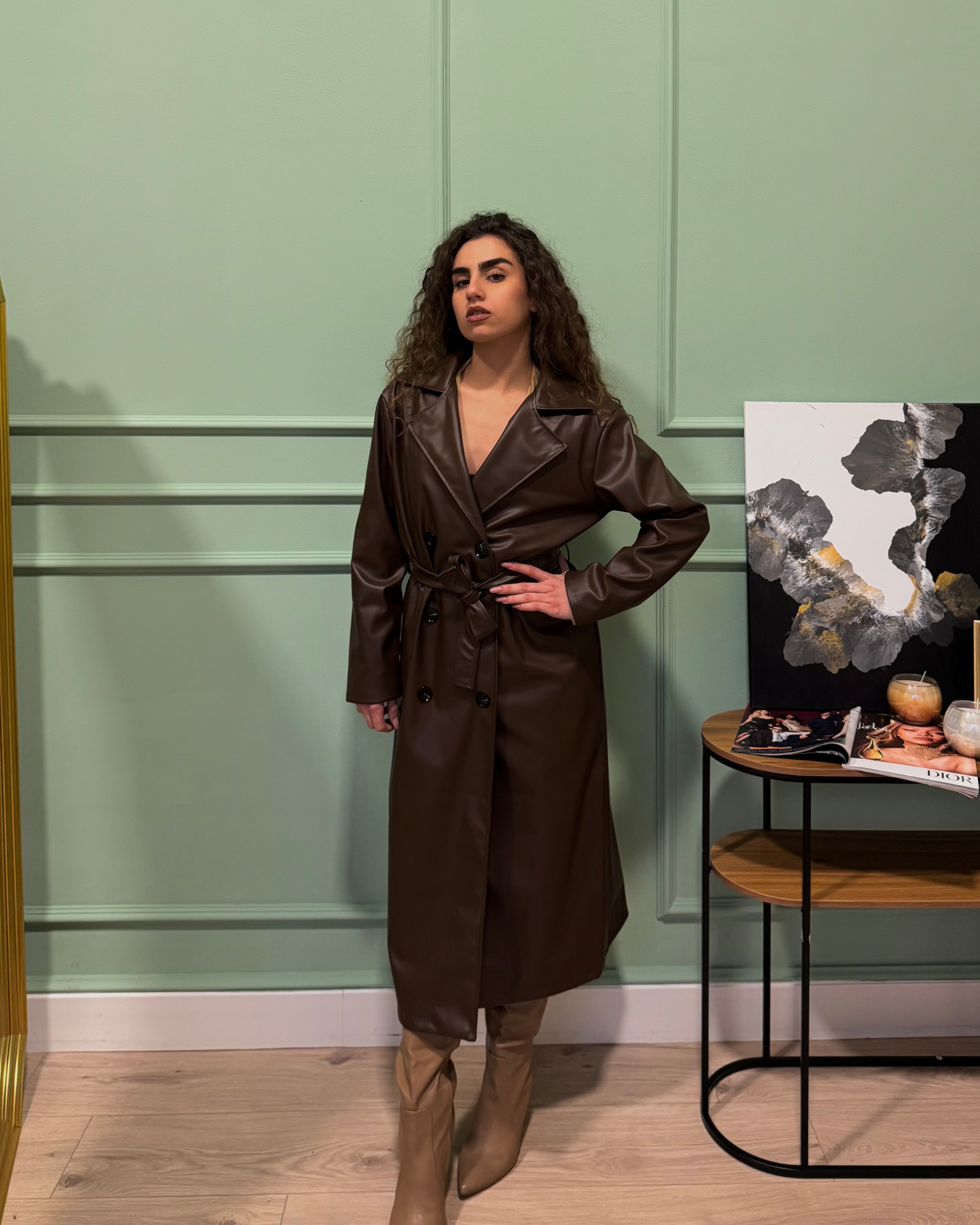 Trench Sienna marrone