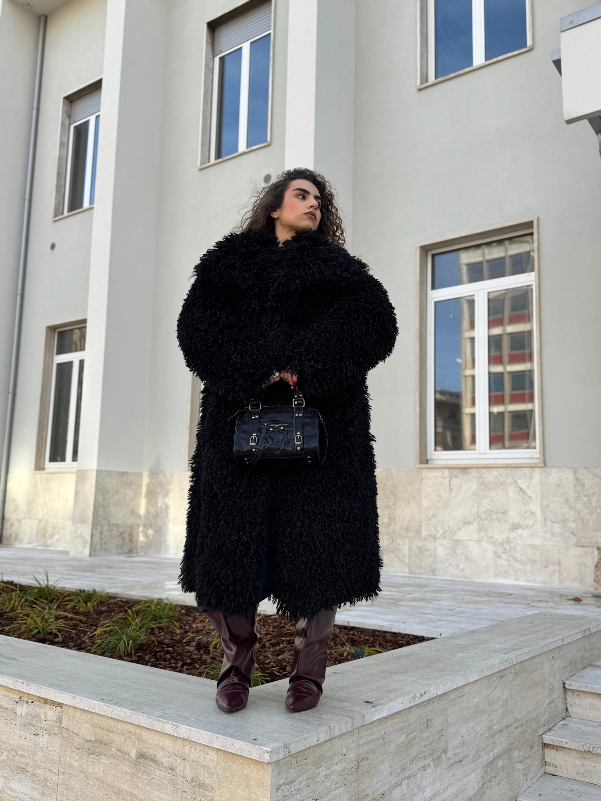 Pelliccia Mongolia lunga