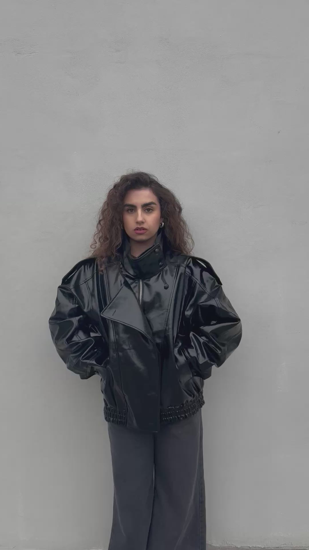 Chiodo Ecopelle Nero